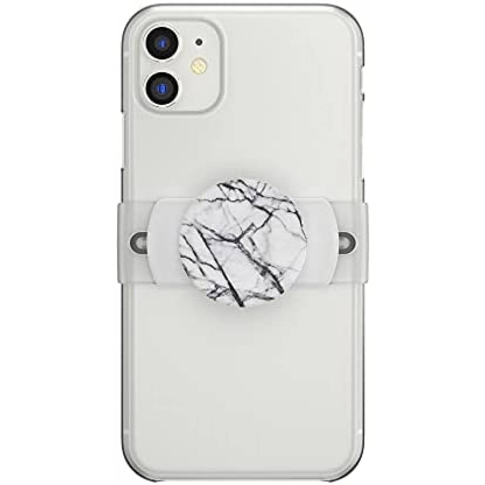 Soporte de Agarre PopSockets Mármol para Celular -Blanco