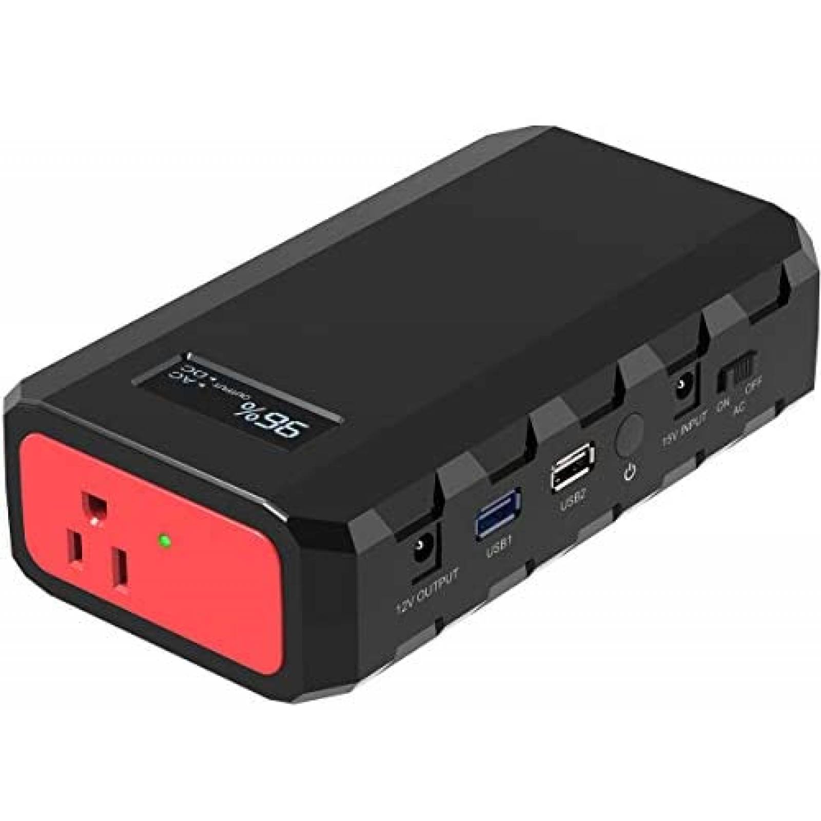 Cargador Solar SinKeu de 88.8Wh/65Watts USB -Negro