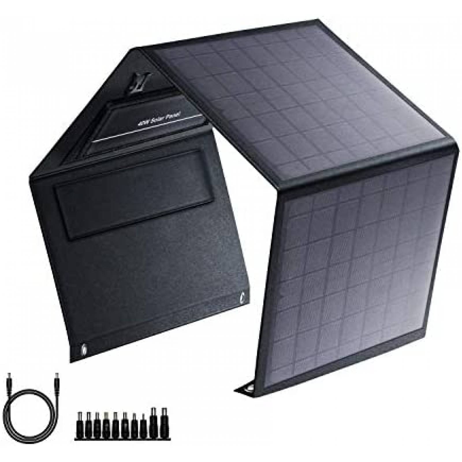 Cargador Solar SinKeu de 88.8Wh/65Watts USB -Negro