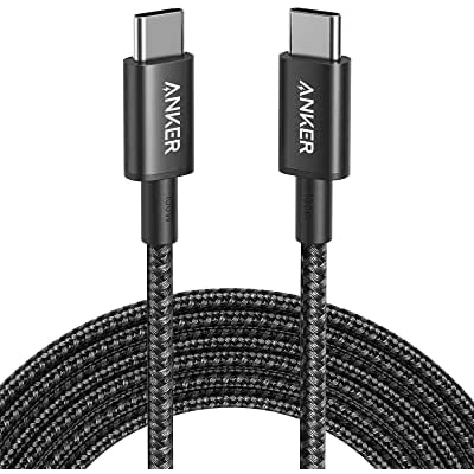Cargador Anker Nano II USB C-C 65W GaN II PPS -Negro