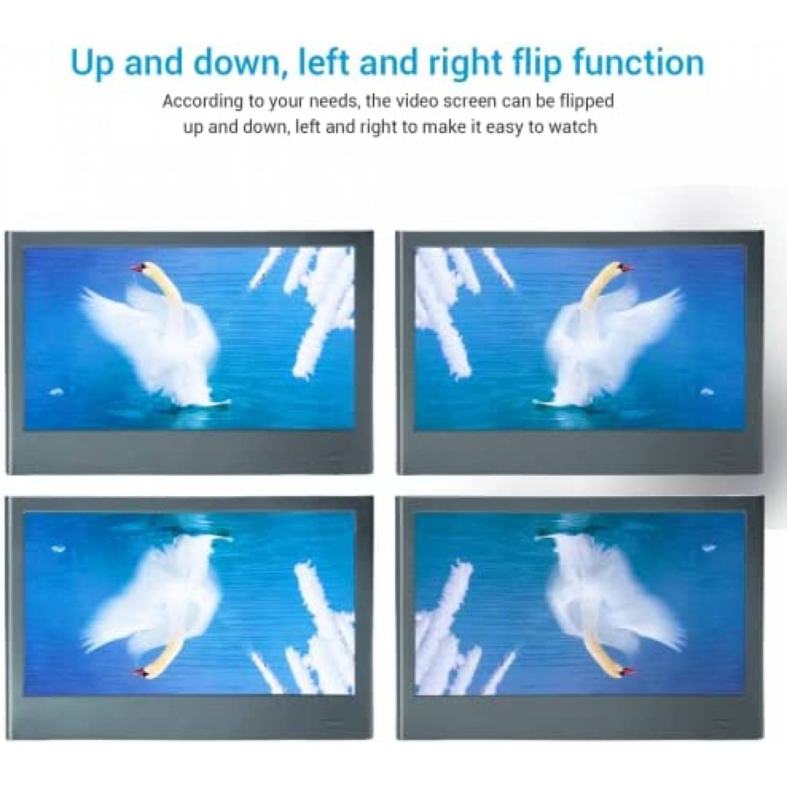 Monitor Elecrow Mini 7 Pulgadas HDMI USB AV VGA Bocina Negro