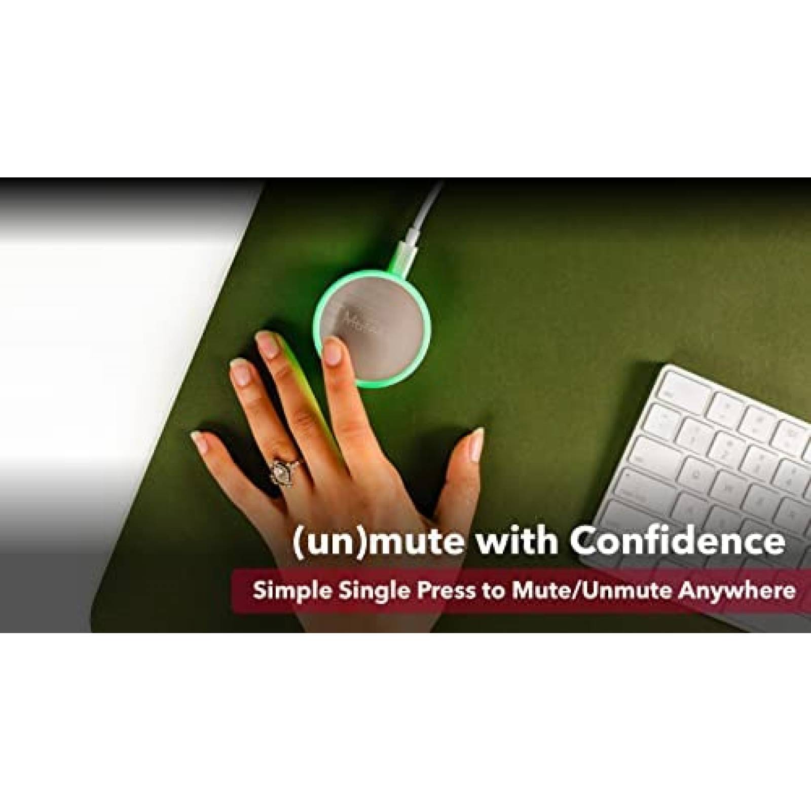 Boton Silencio MuteMe Nuevo Iluminado para Conferencia