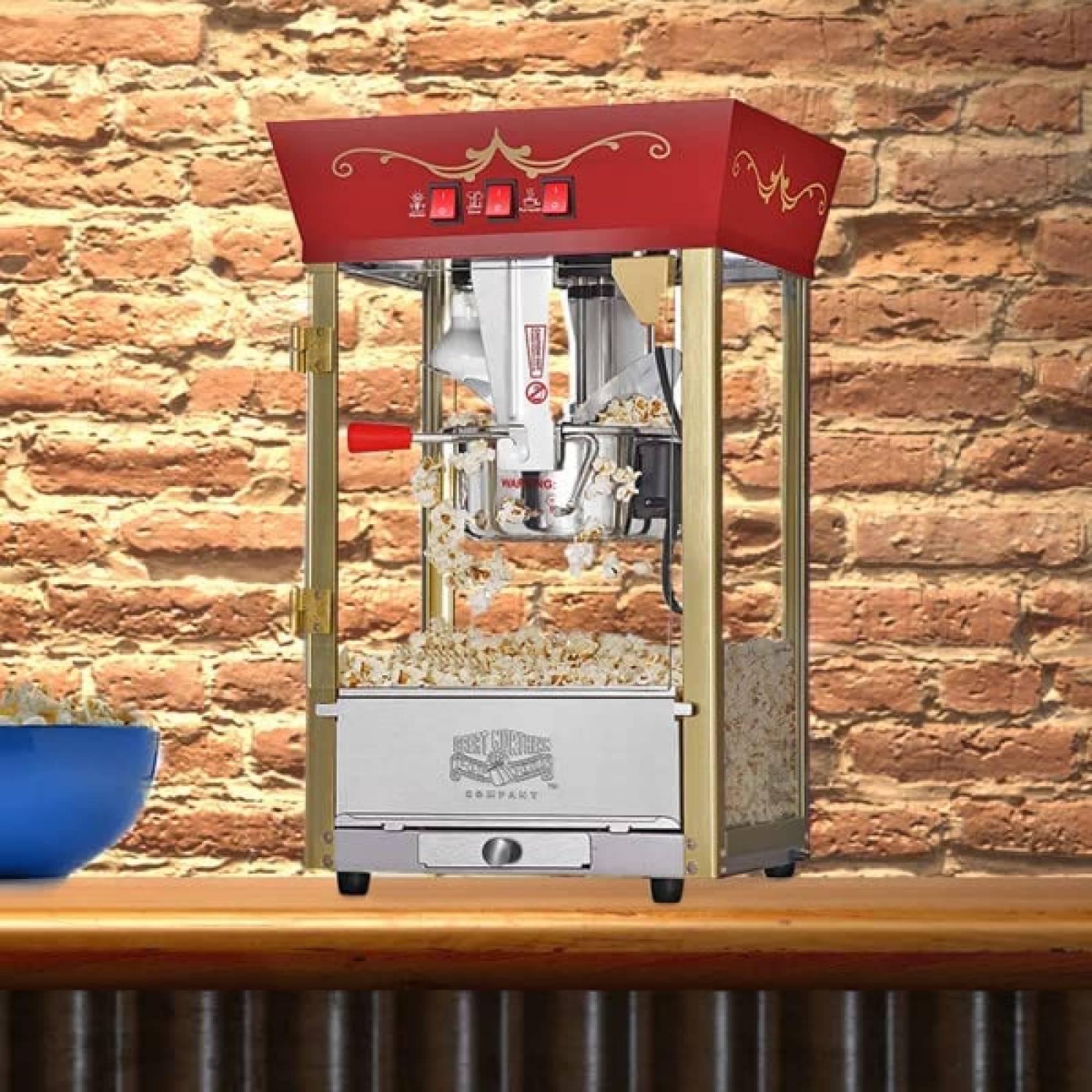 Maquina de Palomitas Great Northern con Accesorios -Rojo
