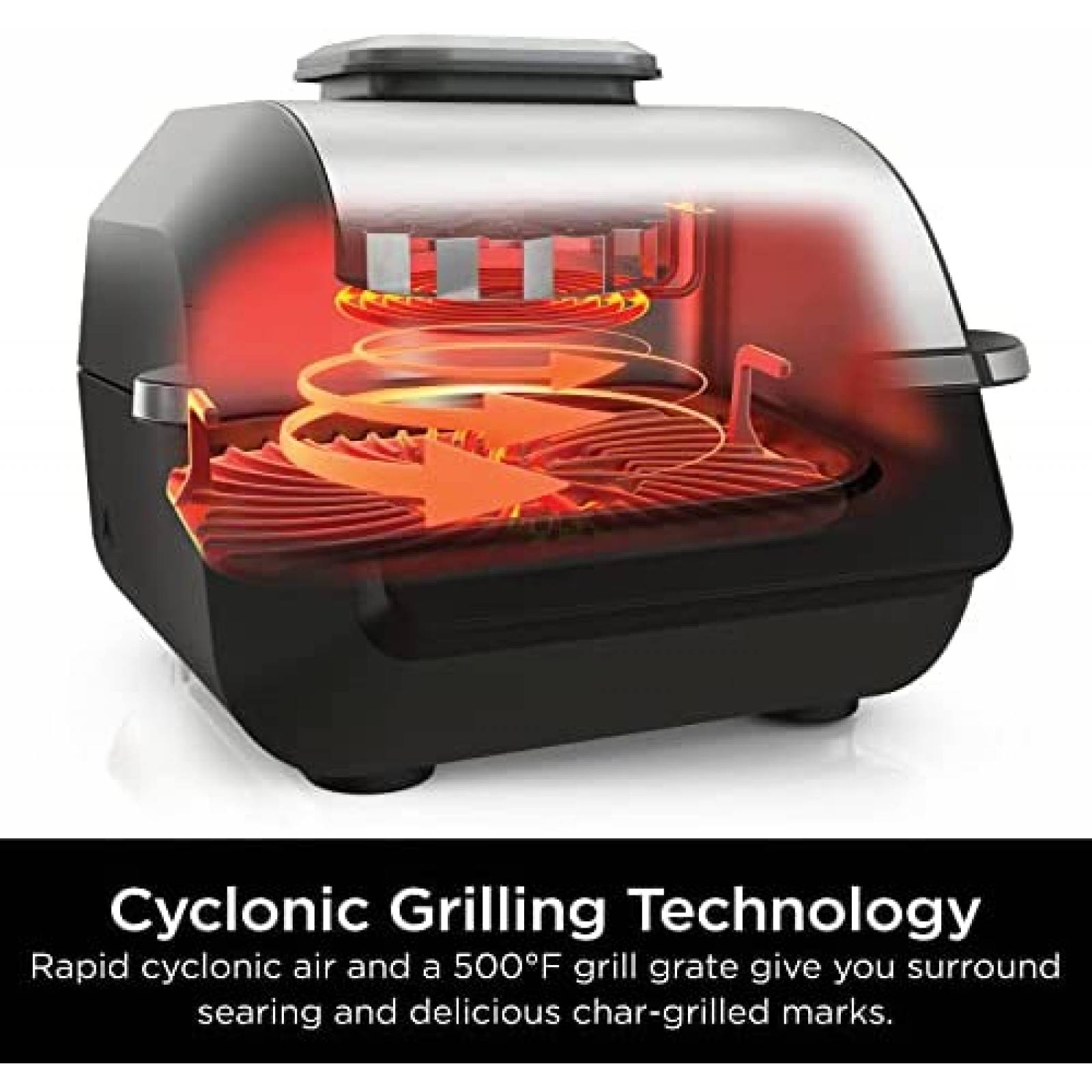 Parrilla Antiadherente Electrica Ninja 6en1 Horno, Asador