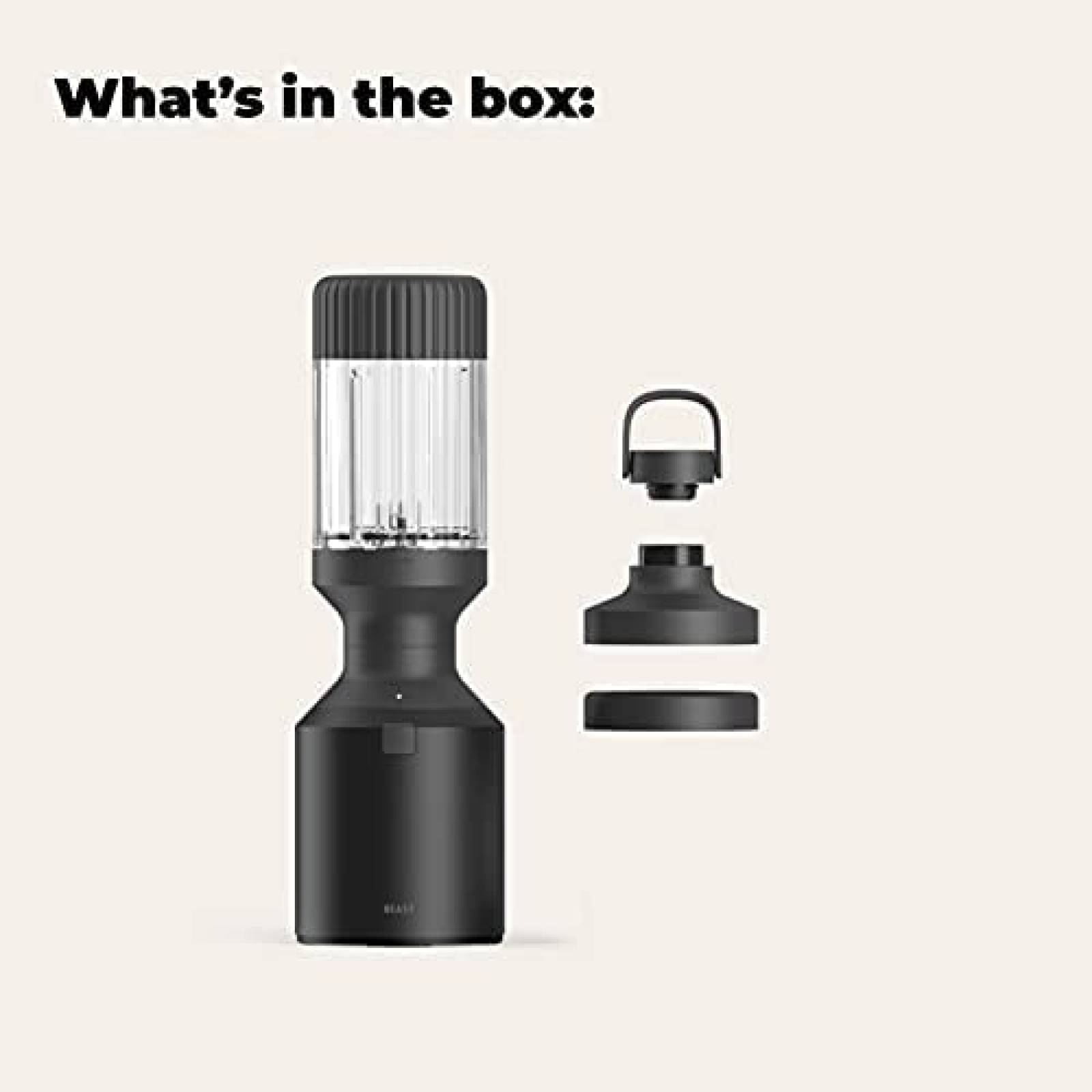 Licuadora Beast de 1000W de Acero Inoxidable -Negro