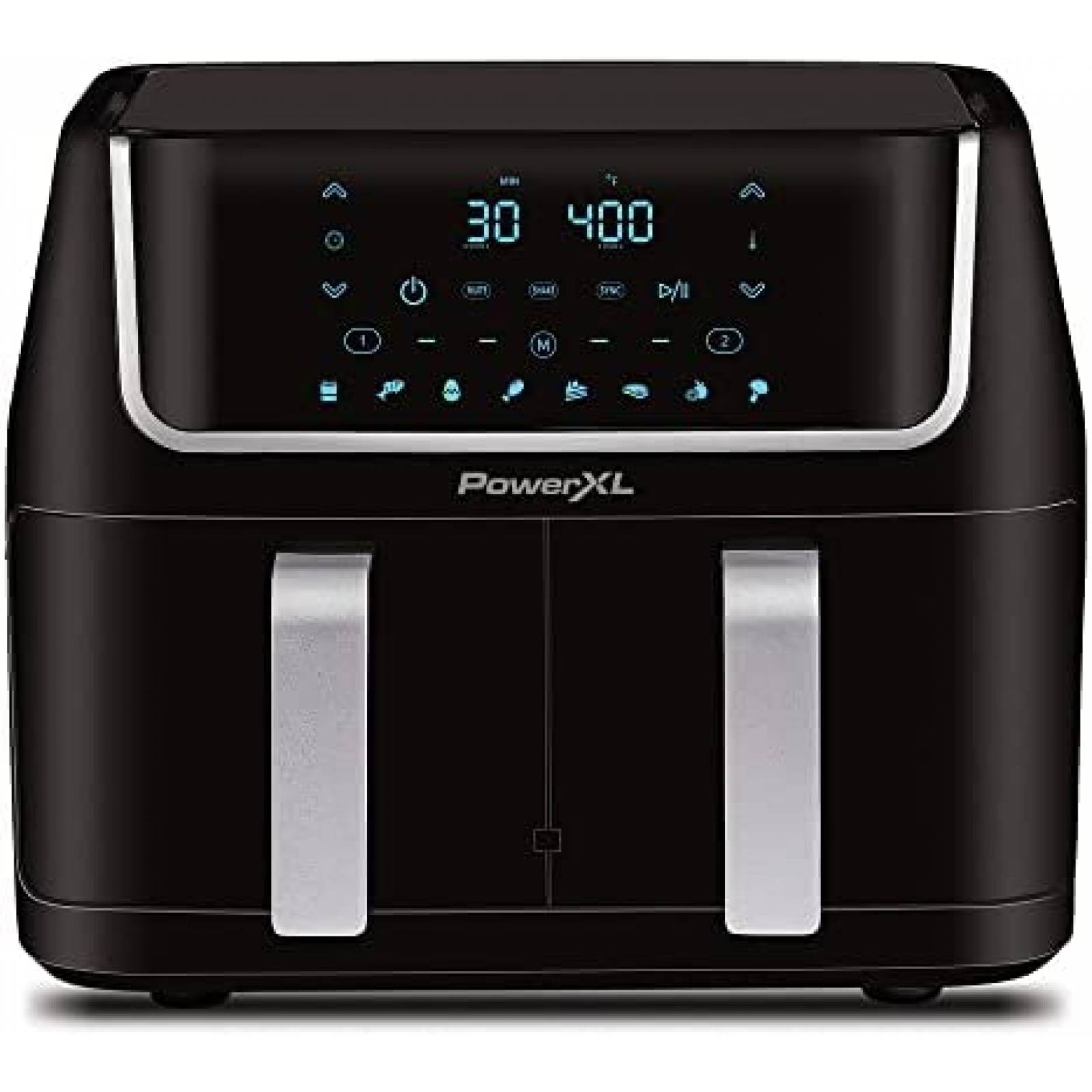 Freidora de Aire PowerXL Vortex 7 en 1 de 10 Cuartos -Negro