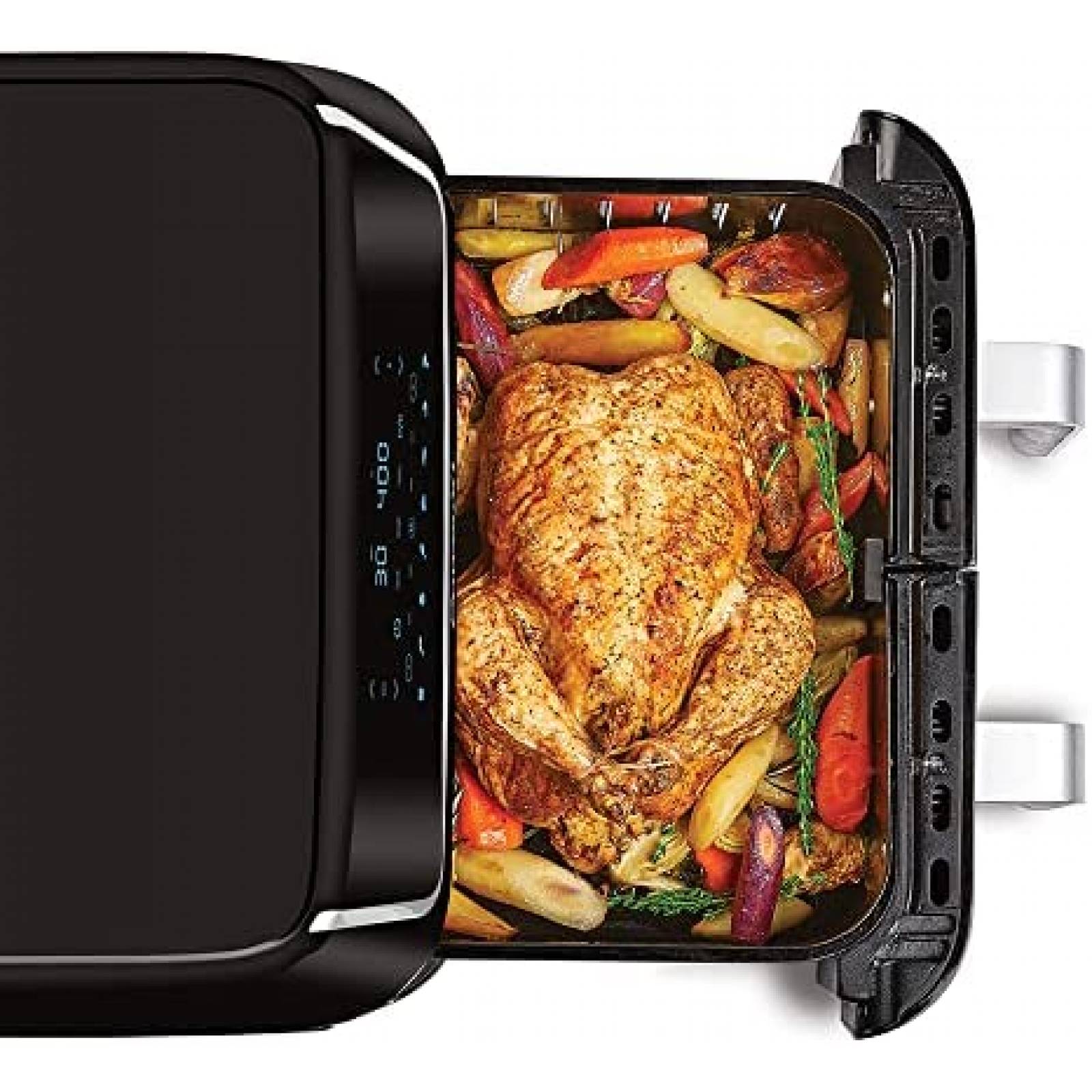 Freidora de Aire PowerXL Vortex 7 en 1 de 10 Cuartos -Negro