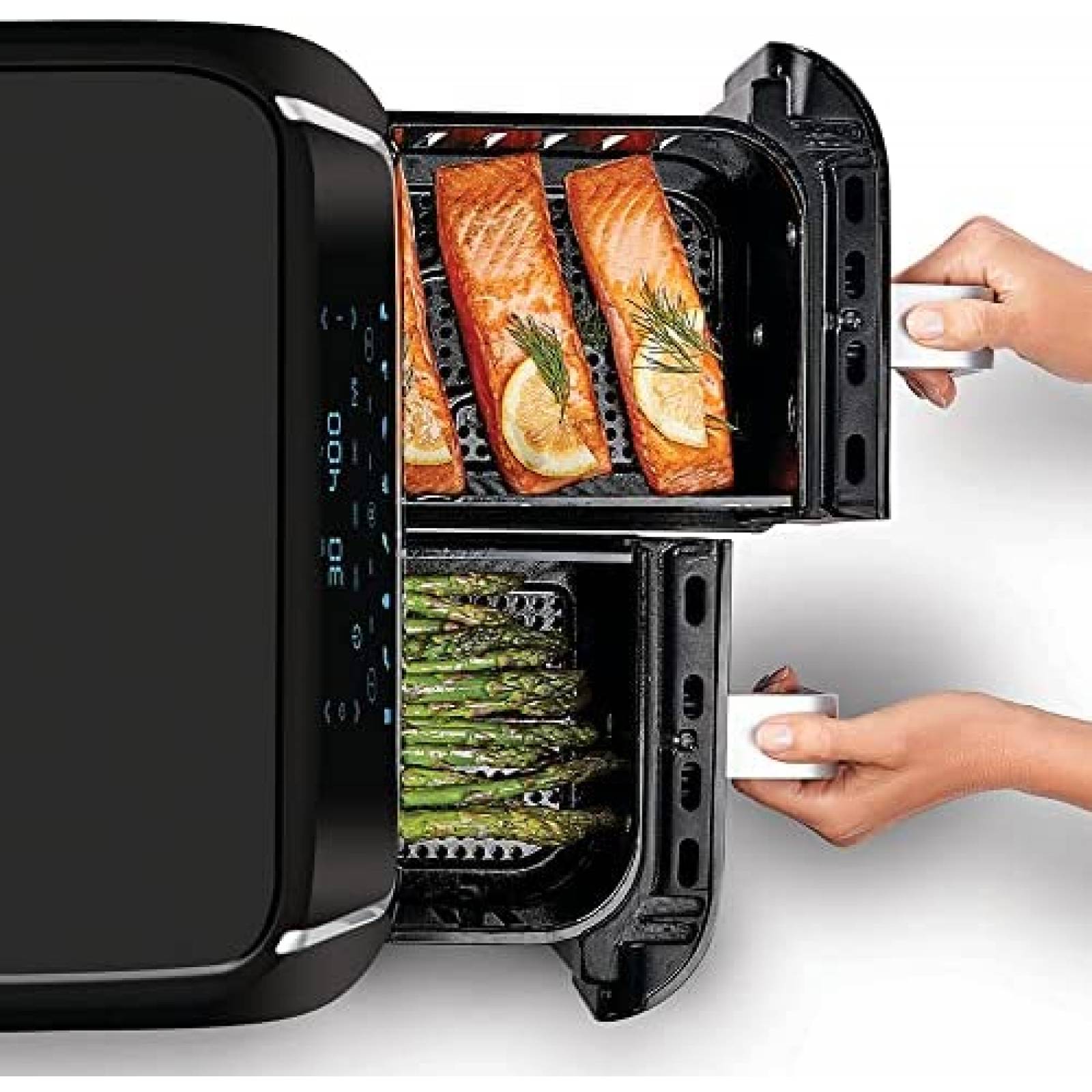 Freidora de Aire PowerXL Vortex 7 en 1 de 10 Cuartos -Negro