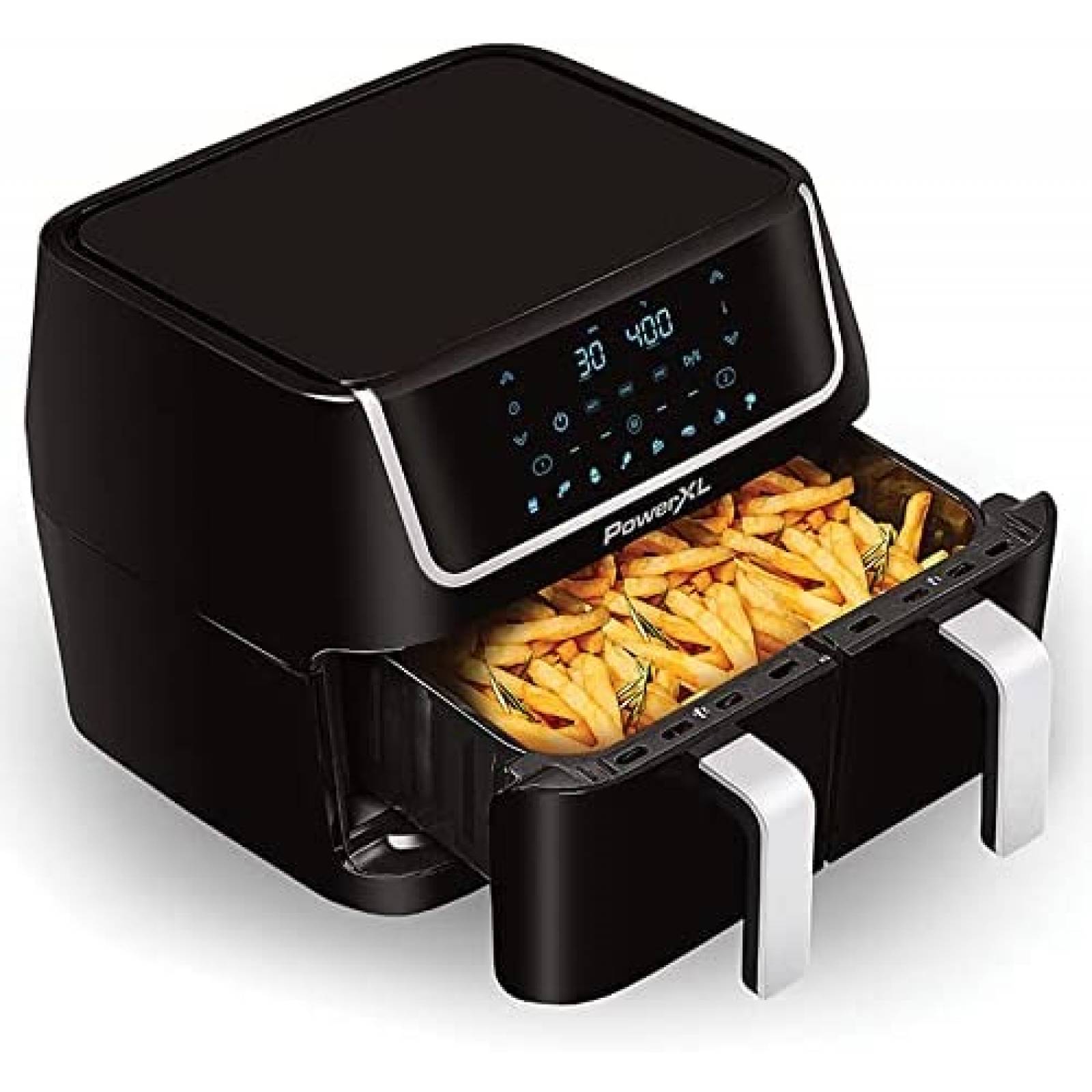 Freidora de Aire PowerXL Vortex 7 en 1 de 10 Cuartos -Negro