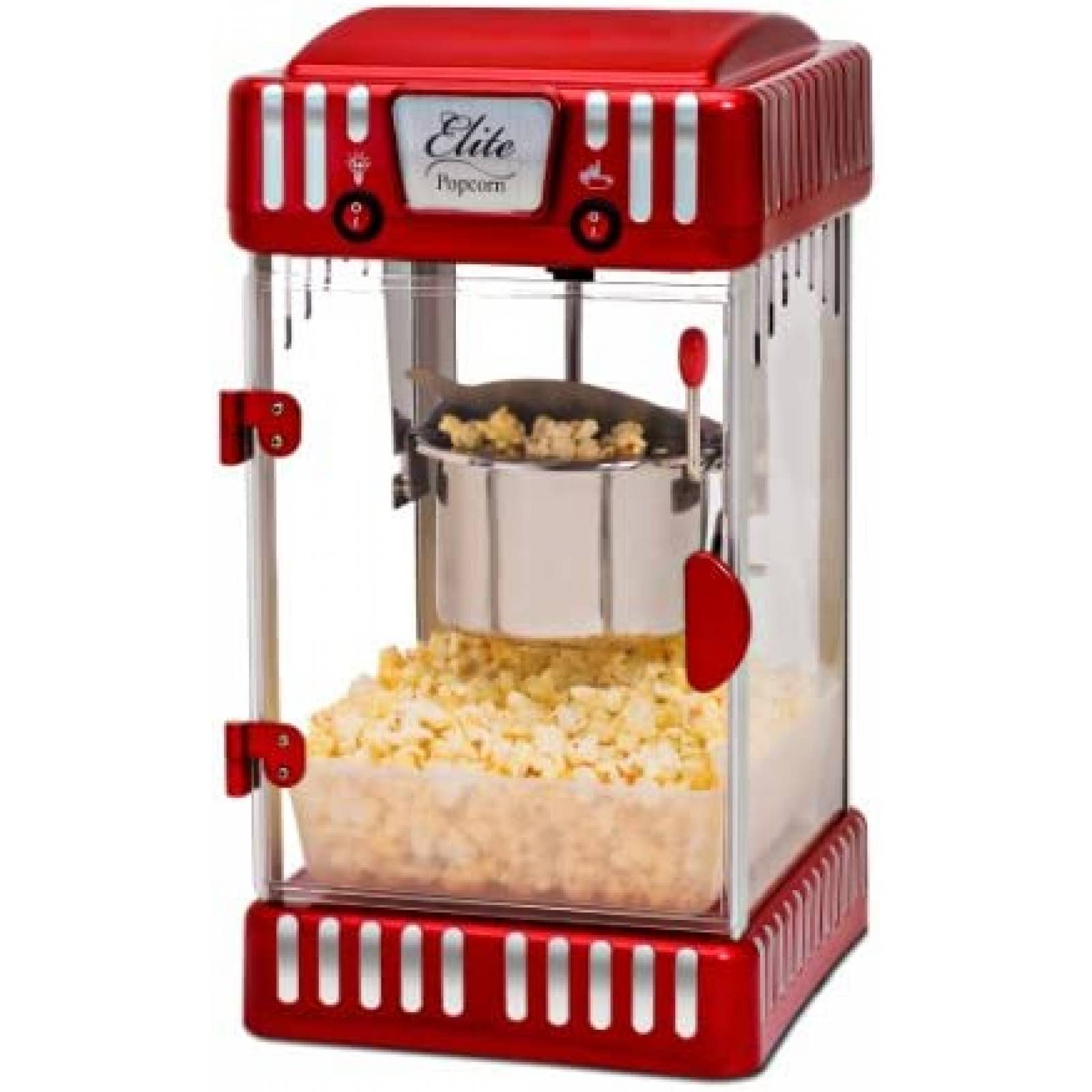 Maquina de Palomitas Elite Gourmet EPM-250 Retro -Rojo