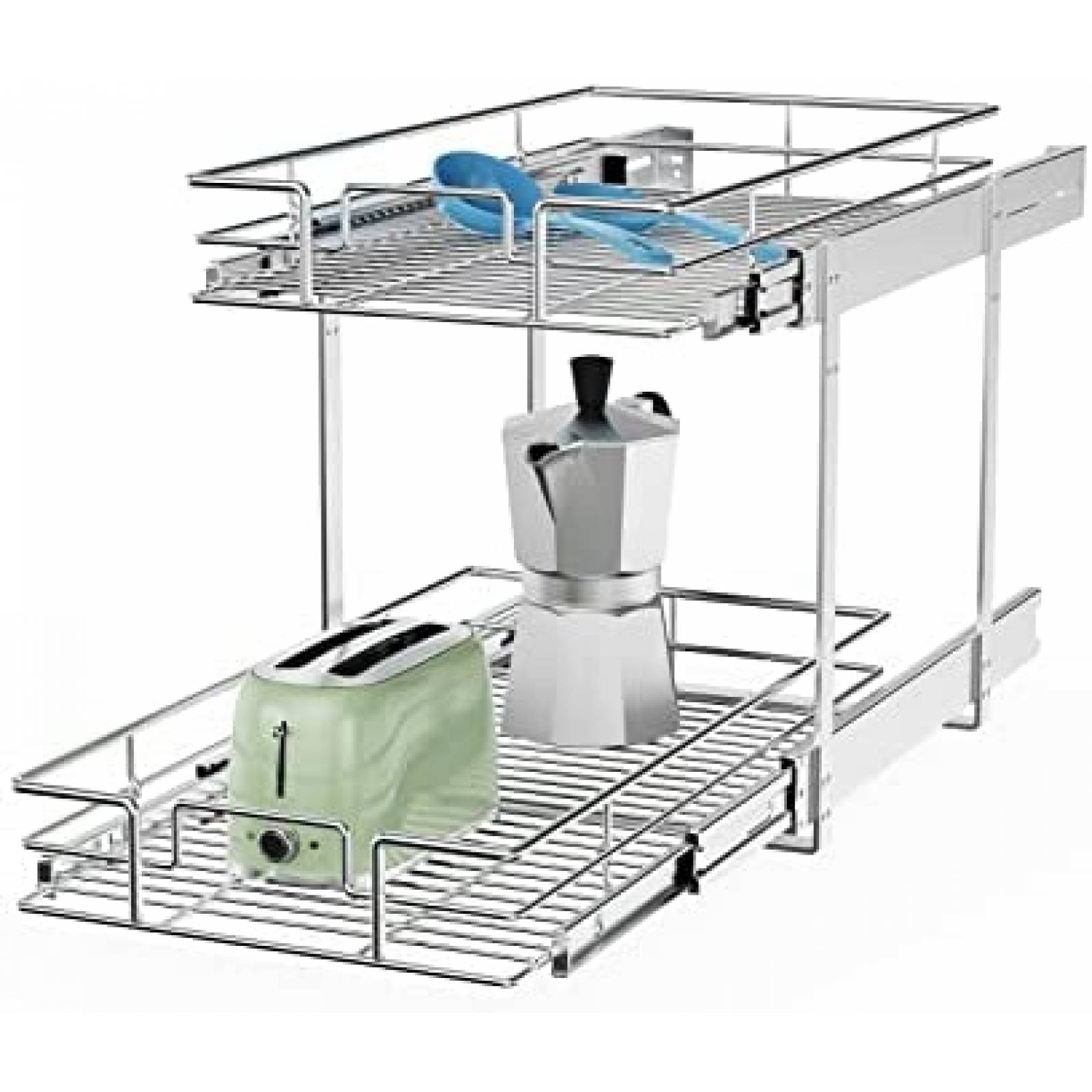 Gabinete Deslizable ROOMTEC para Electrodomesticos -Plateado