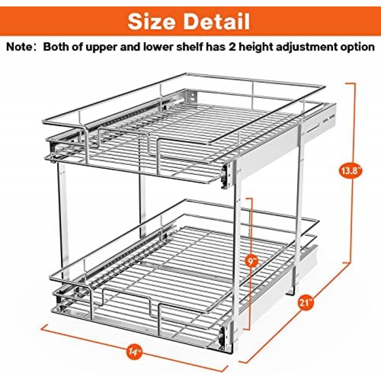 Gabinete Deslizable ROOMTEC para Electrodomesticos -Plateado