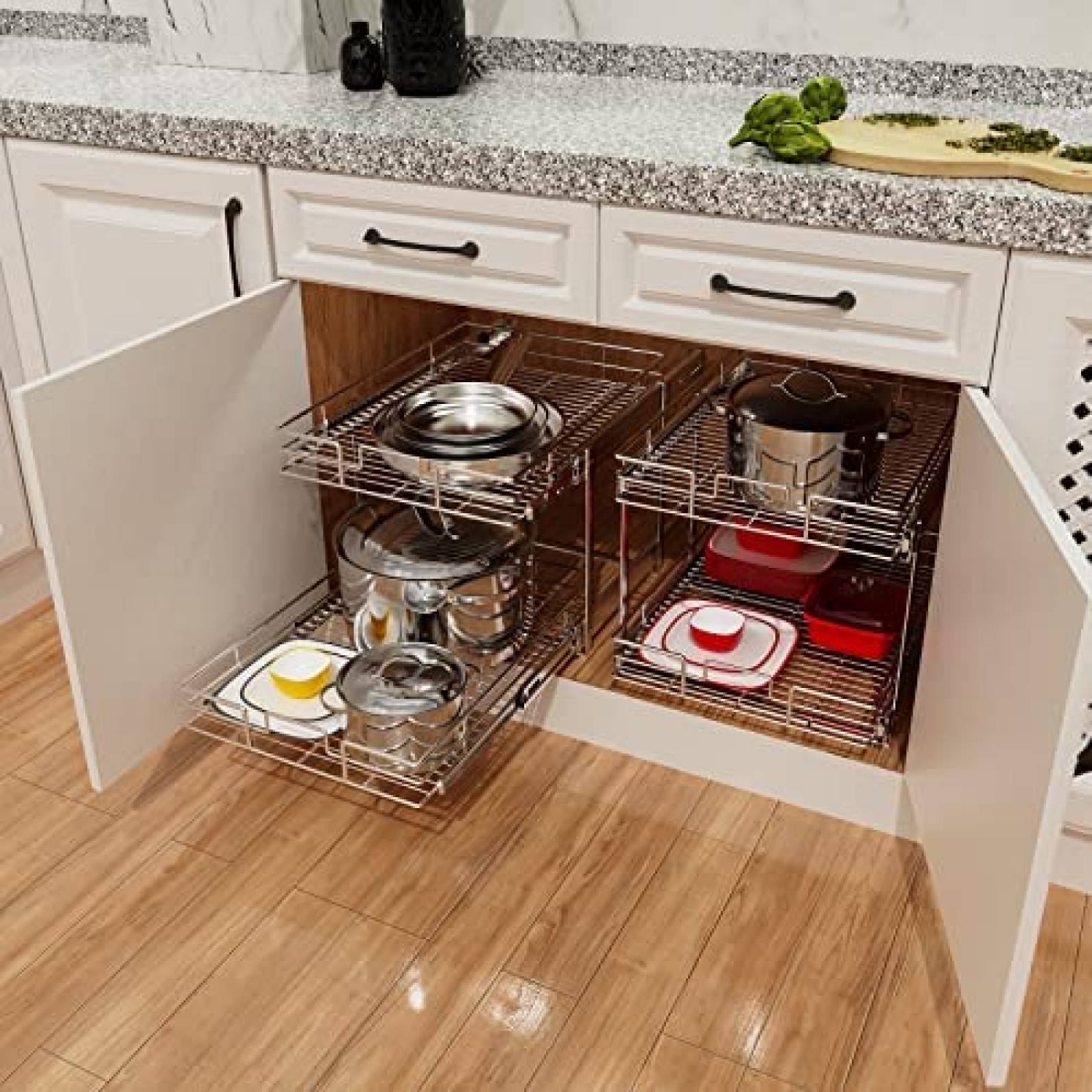 Gabinete Deslizable ROOMTEC para Electrodomesticos -Plateado
