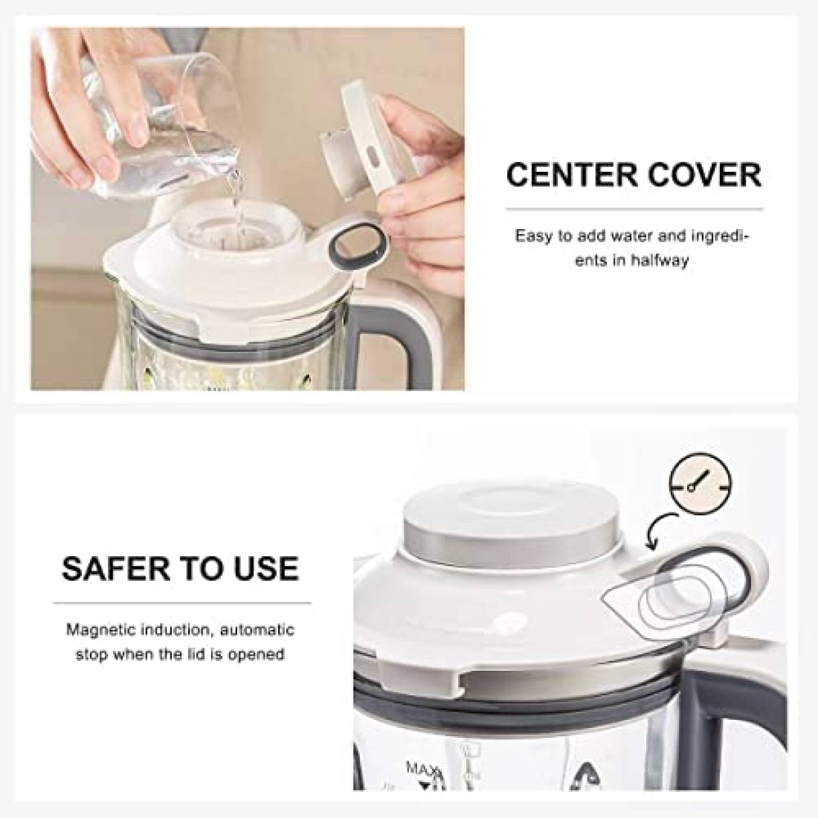 Licuadora Personal Bar Profesional de 1200W/51 Oz. -Gris