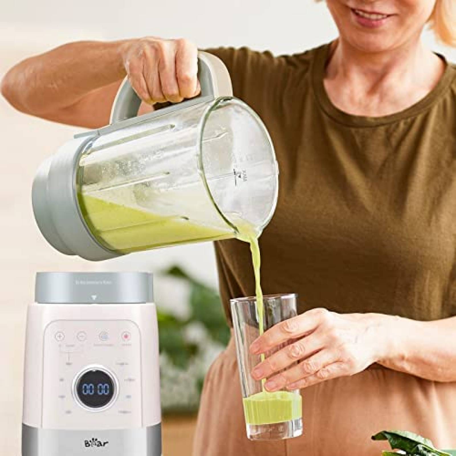 Licuadora Personal Bar Profesional de 1200W/51 Oz. -Gris