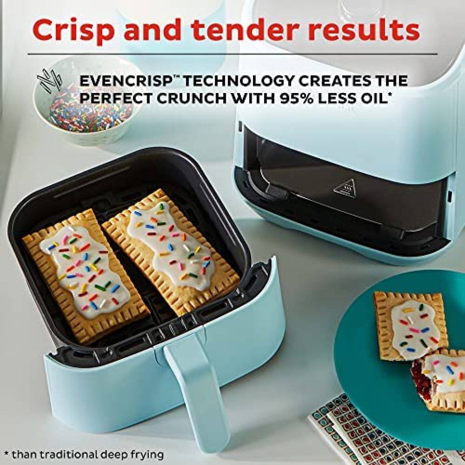 Mini Freidora de Aire Instant Pot Vortex 4 en 1 2Qt -Aqua