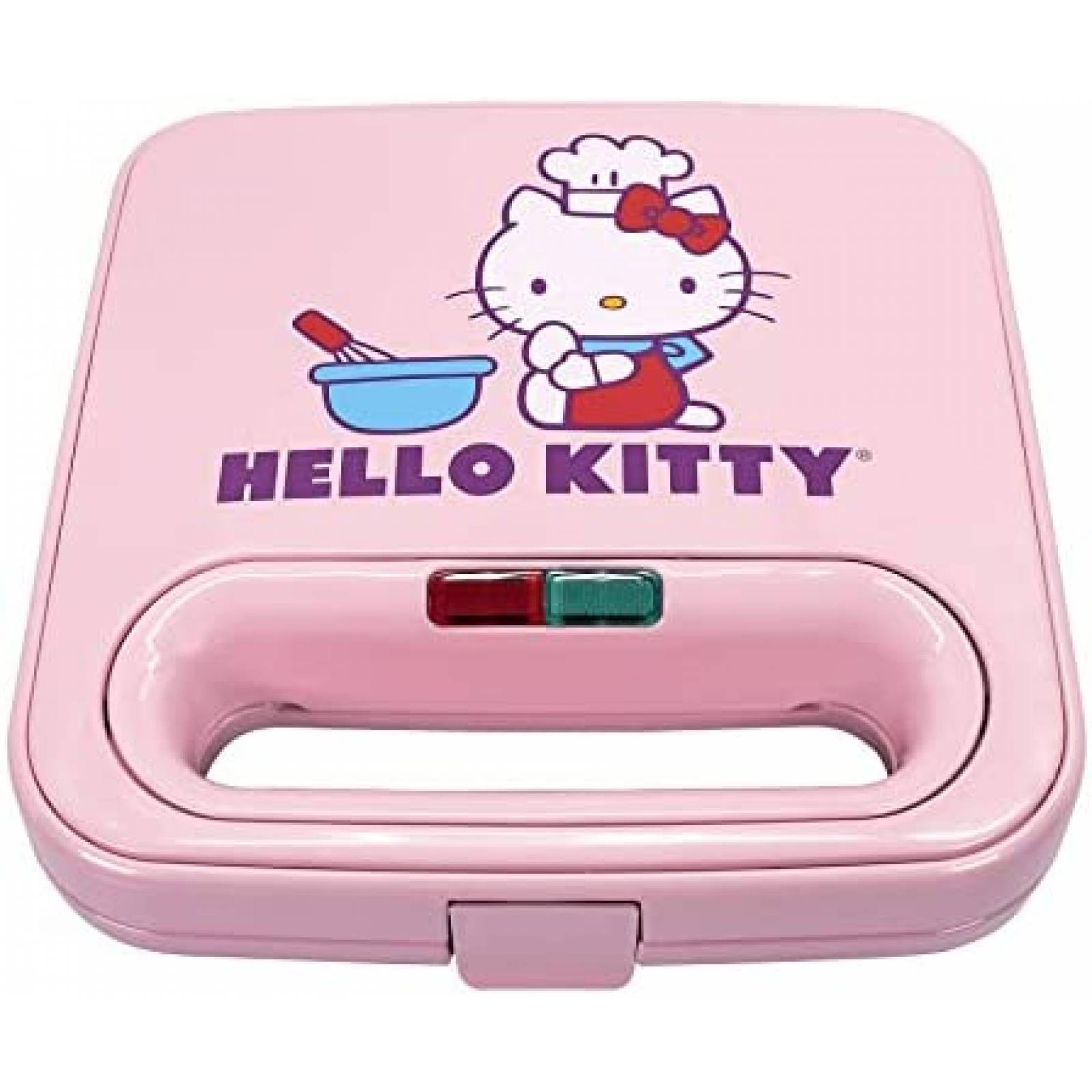 Wafflera Uncanny Brands Hello Kitty Doble -Rosa