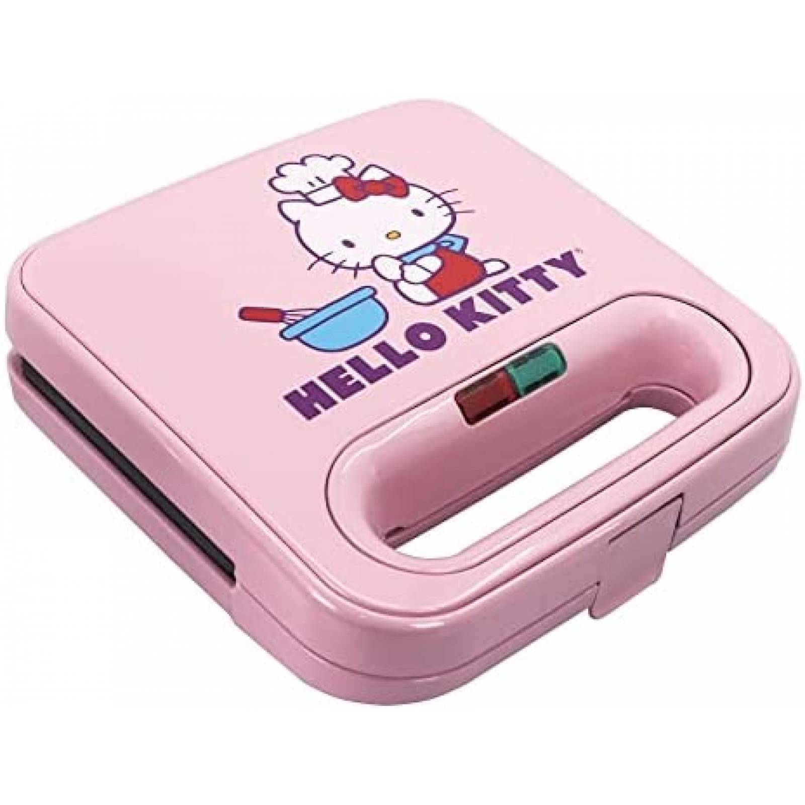 Wafflera Uncanny Brands Hello Kitty Doble -Rosa