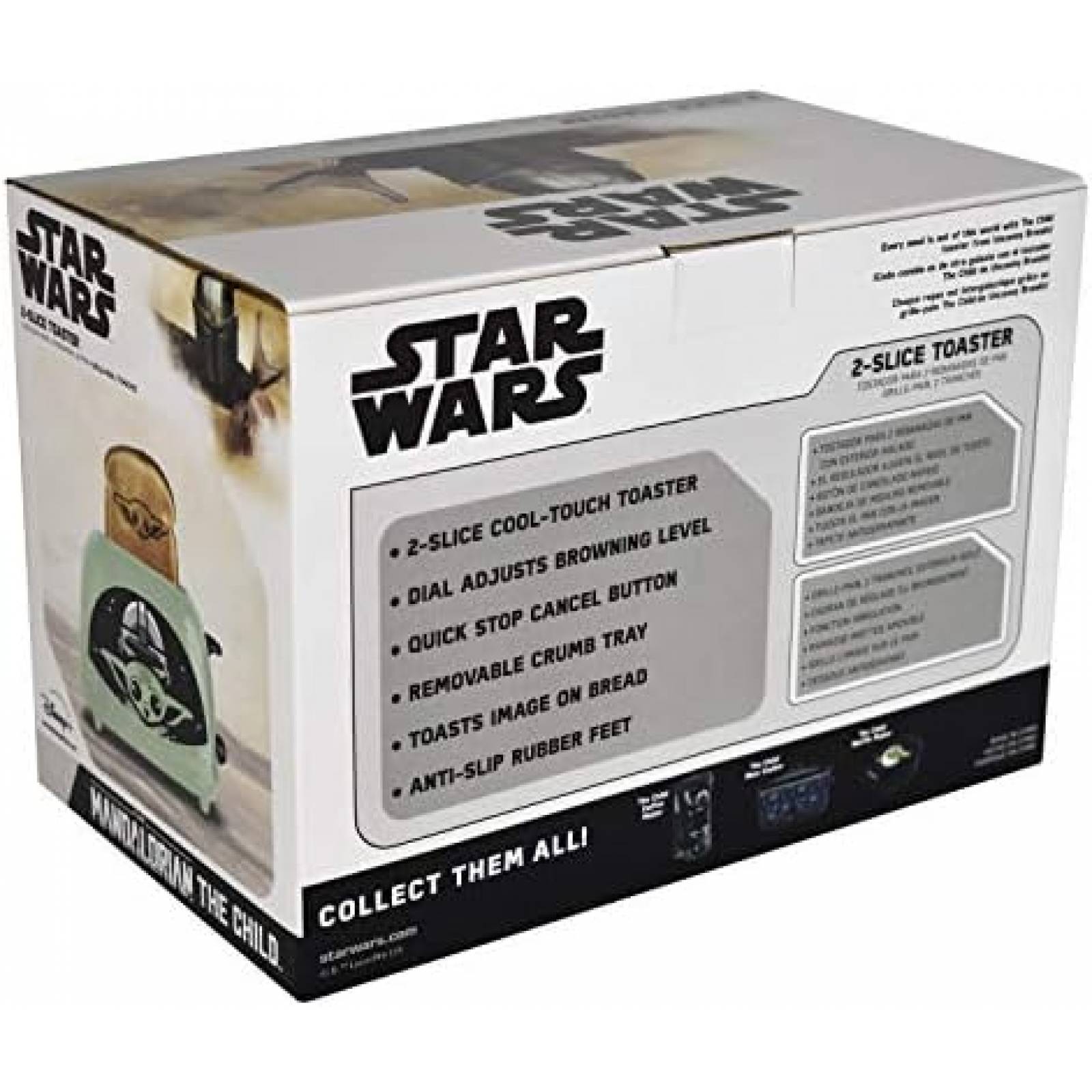 Tostadora Uncanny Brands Star Wars Mandalorian Baby Yoda