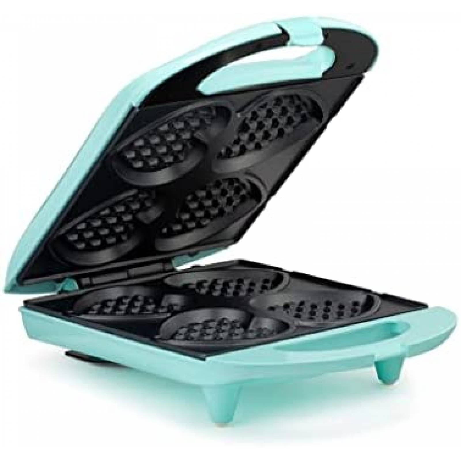 Wafflera Holstein Housewares para 4 Waffles -Celeste