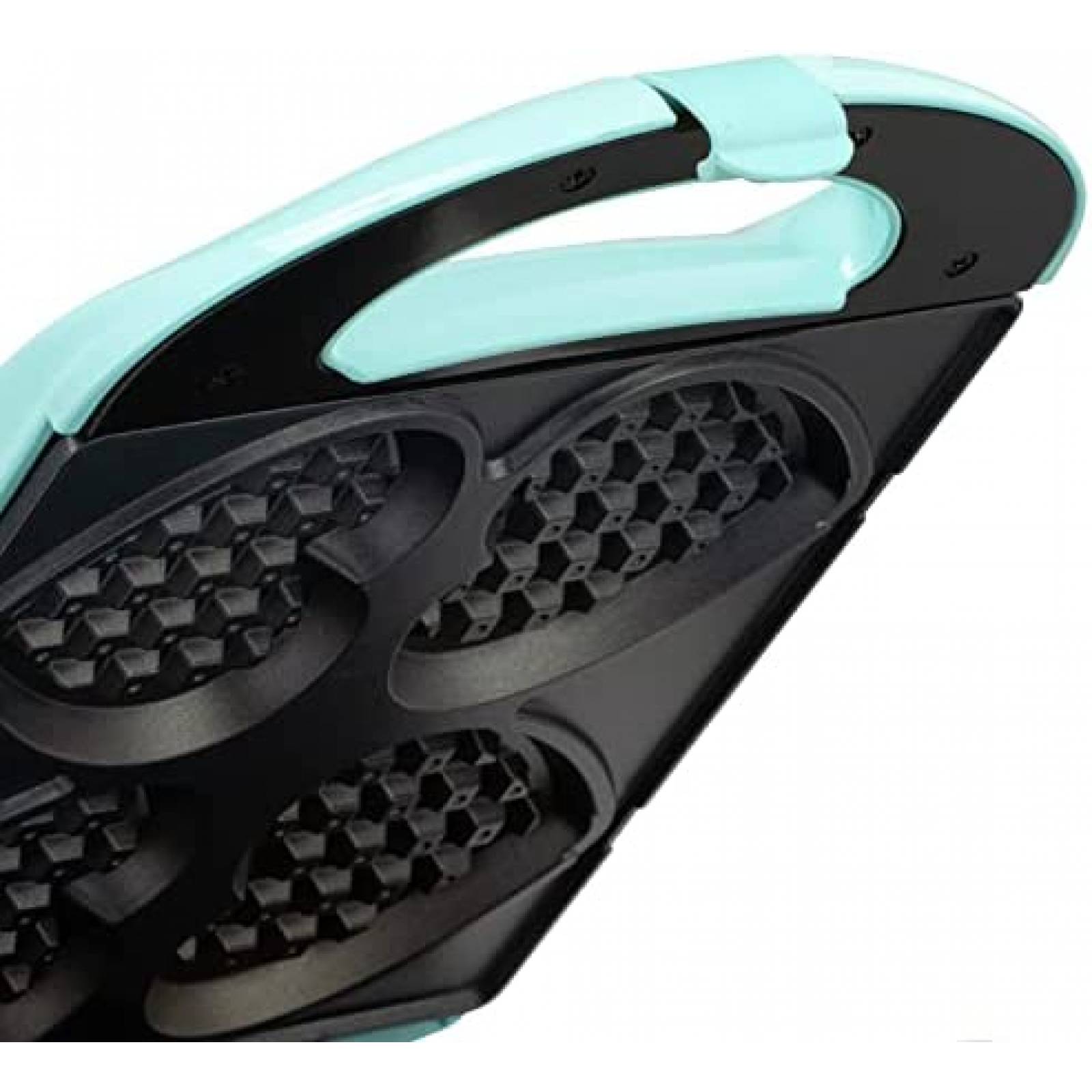 Wafflera Holstein Housewares para 4 Waffles -Celeste