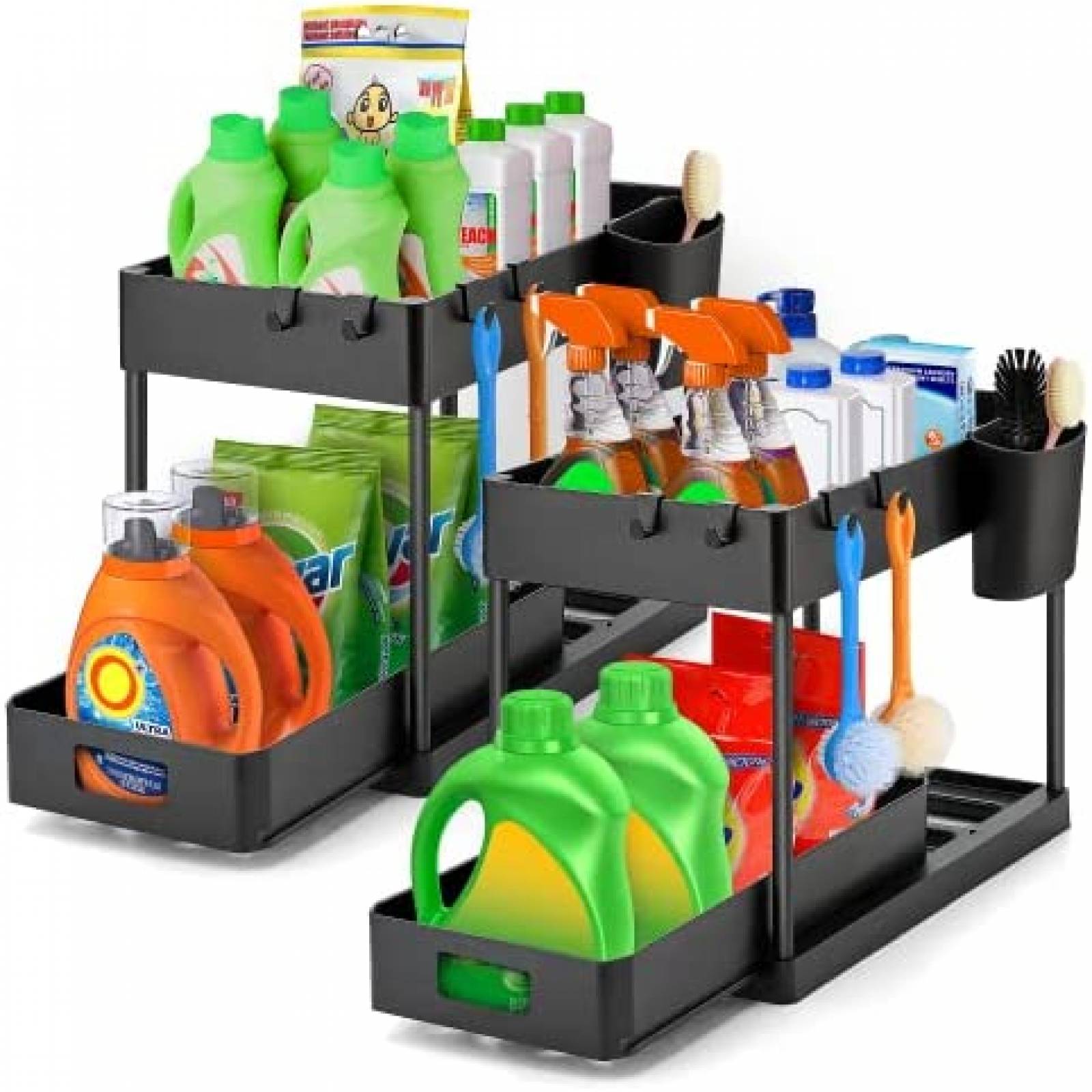 Gabinetes Deslizables Ravinte para Productos de Limpieza 2pz