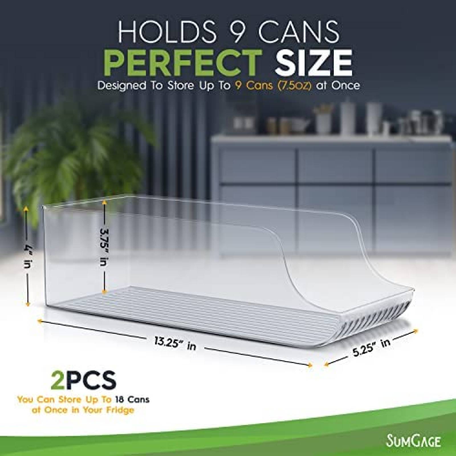 Organizadores de Cocina SUMGAGE para Bebidas en Lata 2 pcs