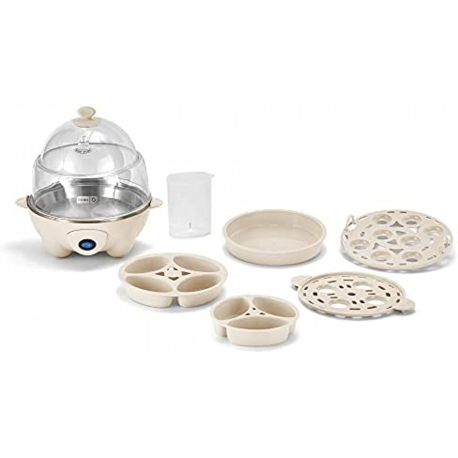 Olla Electrica para Huevo DASH Deluxe para 12 huevos -Crema