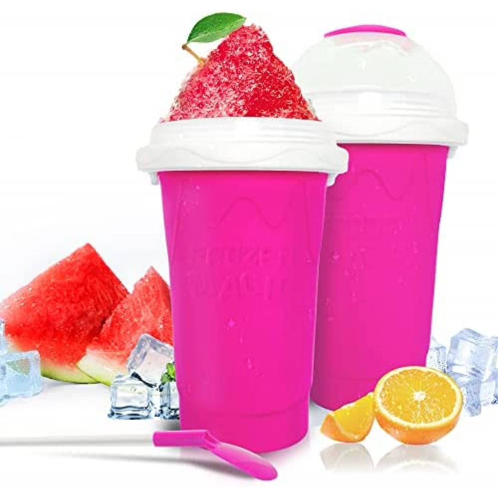 Vaso Magico ASNUG Para Slushy Batidos Rapidos -Rosa
