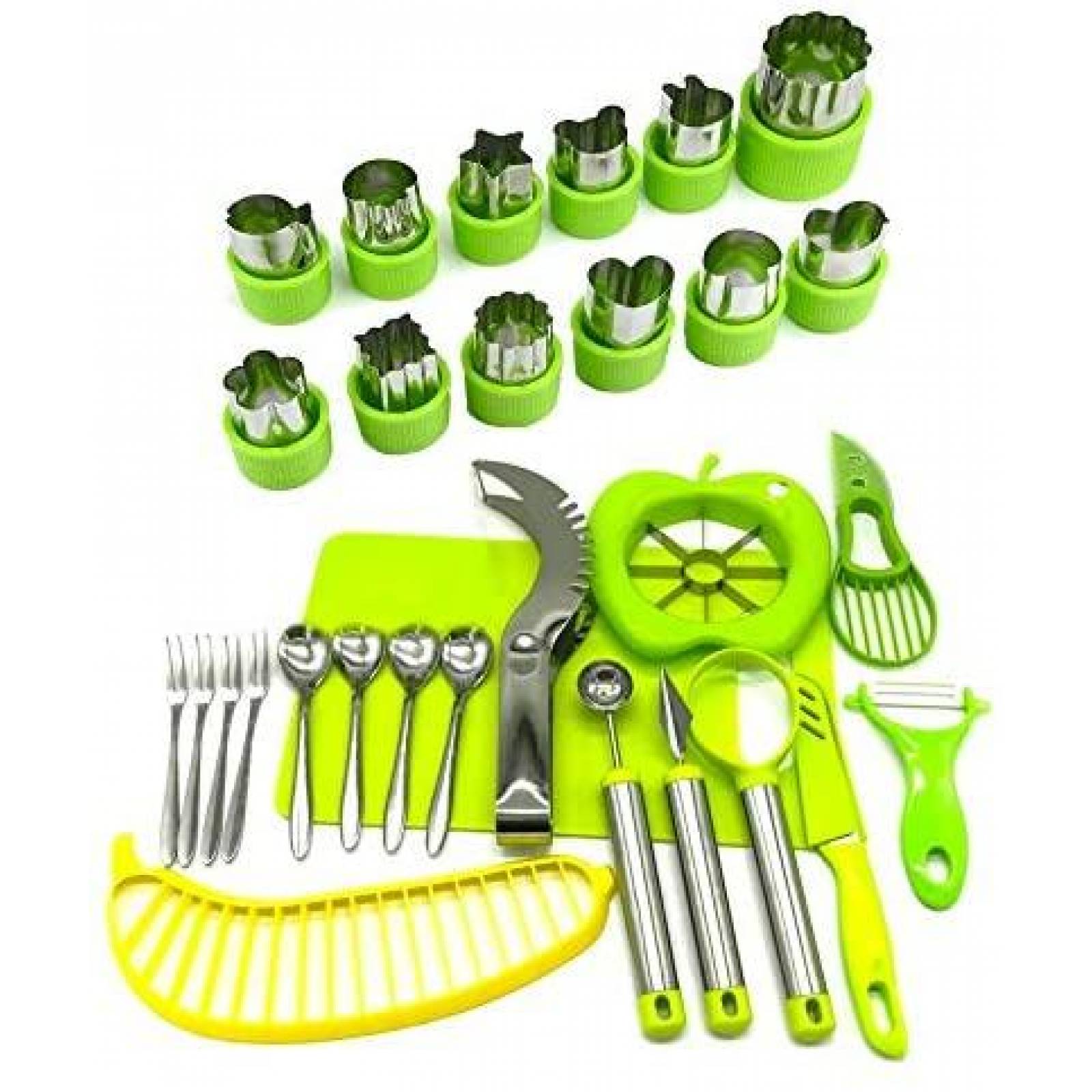 Cortadores de Fruta CARE MATTERS Carespot 30 Pzs -Verde