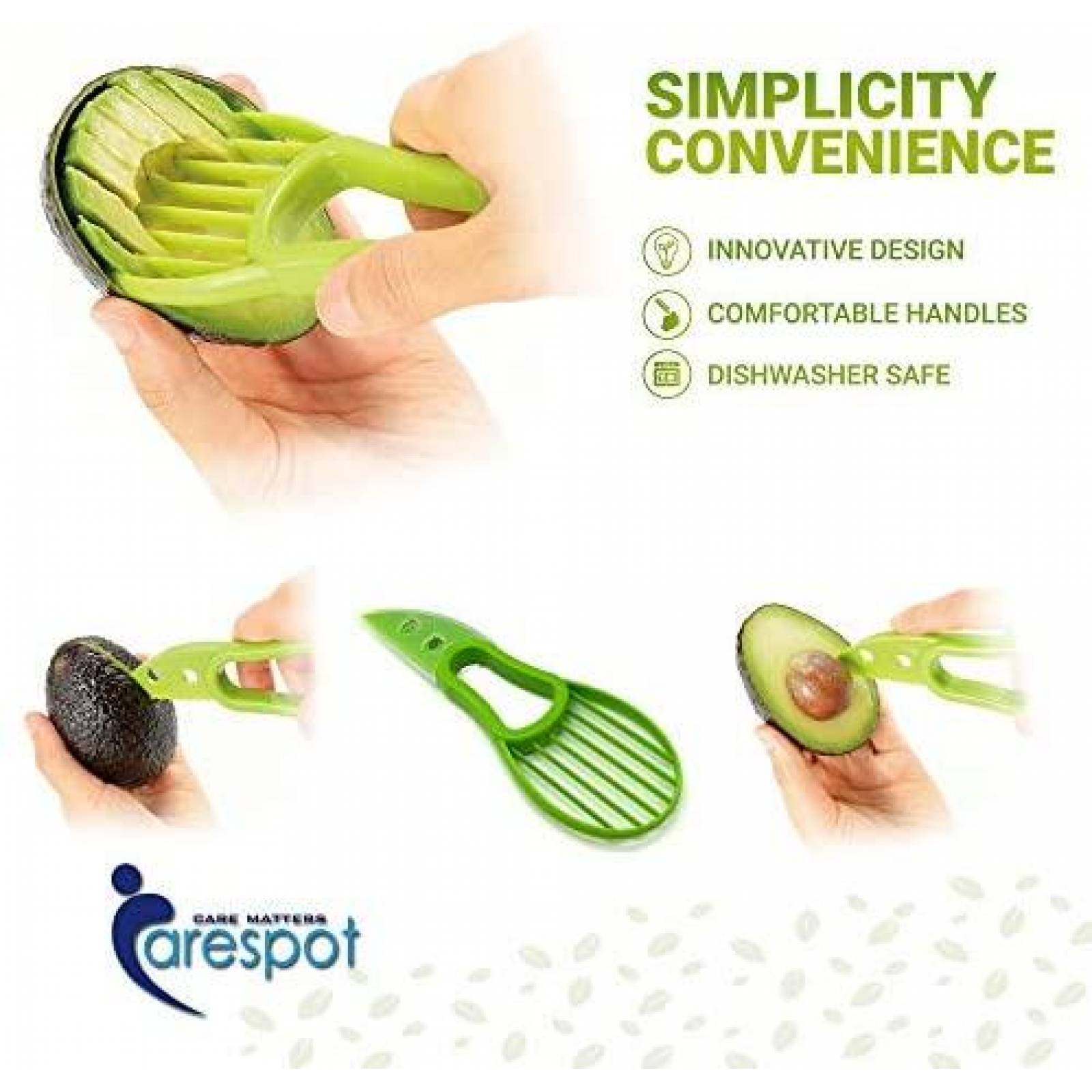 Cortadores de Fruta CARE MATTERS Carespot 30 Pzs -Verde