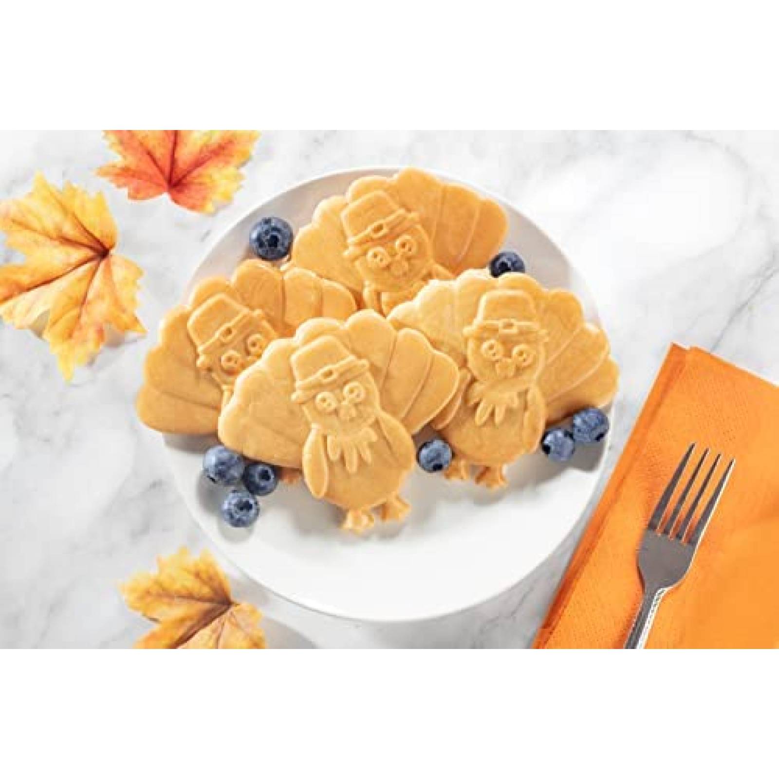 Wafflera Waffle Wow! para Waffles de Pavo 4'' -Negro