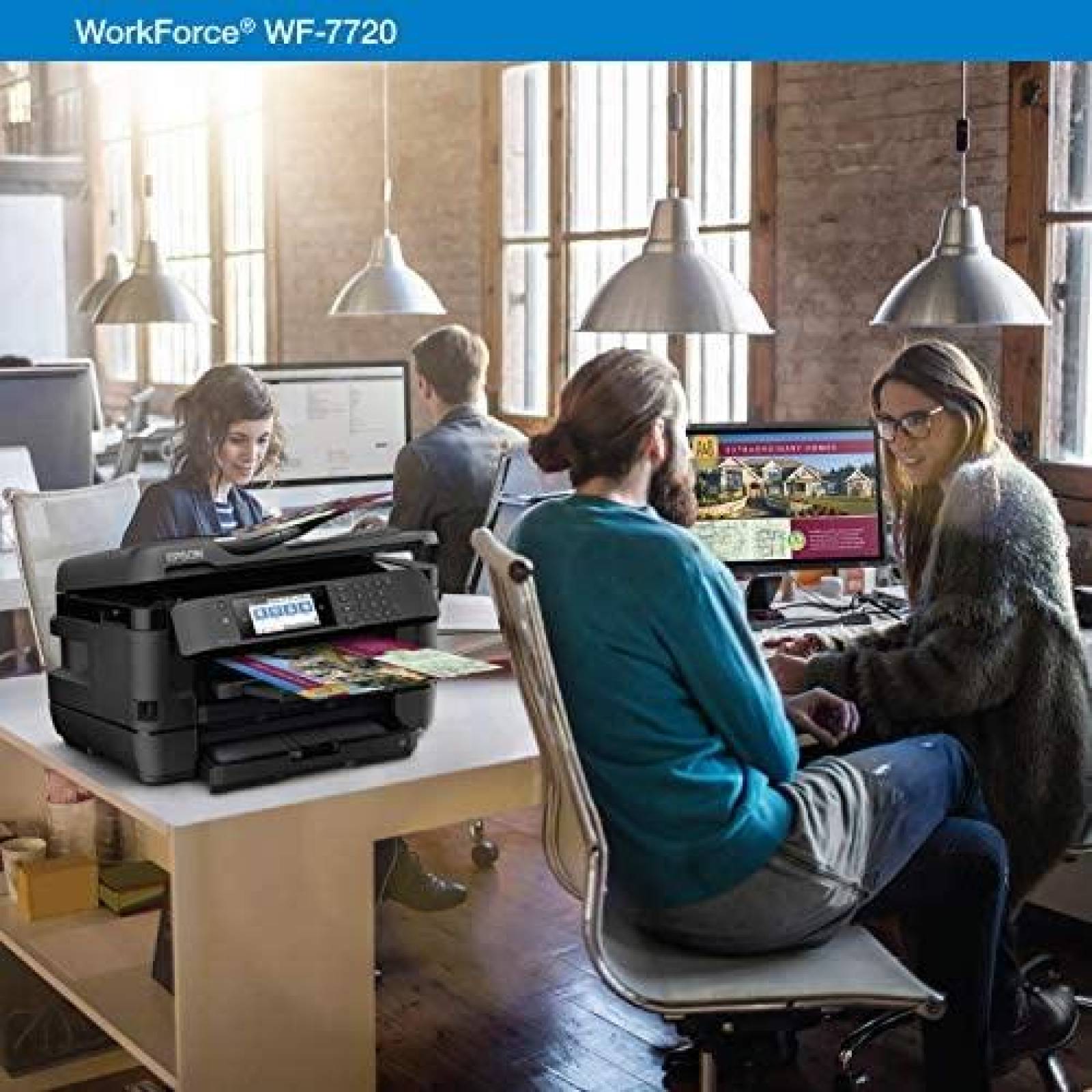 Impresora Epson WorkForce WF-7720 con Escaner -Negro