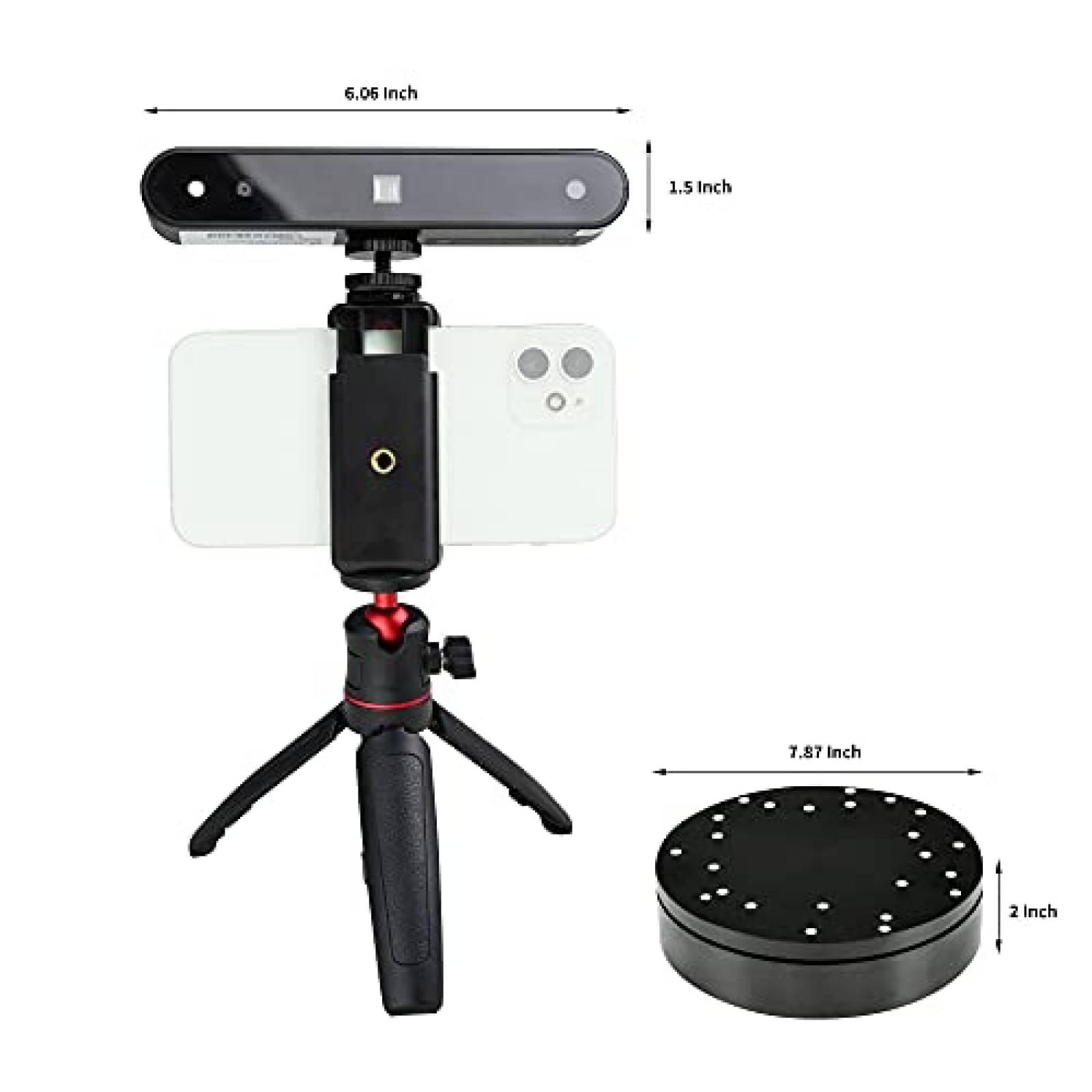 Escaner 3D Revopoint POP para Cara y Cuerpos 3D -Negro