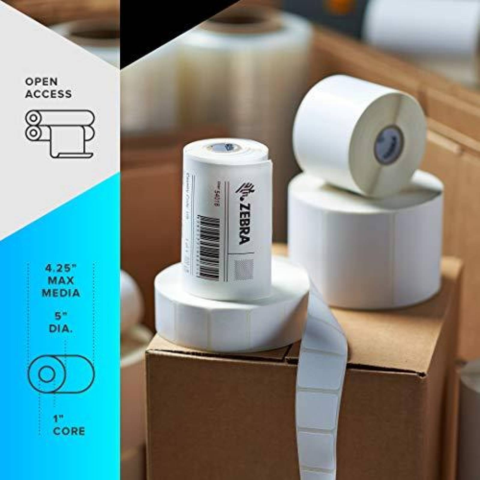 Impresora ZEBRA GK420t 203DPI USB/Ethernet -Negro