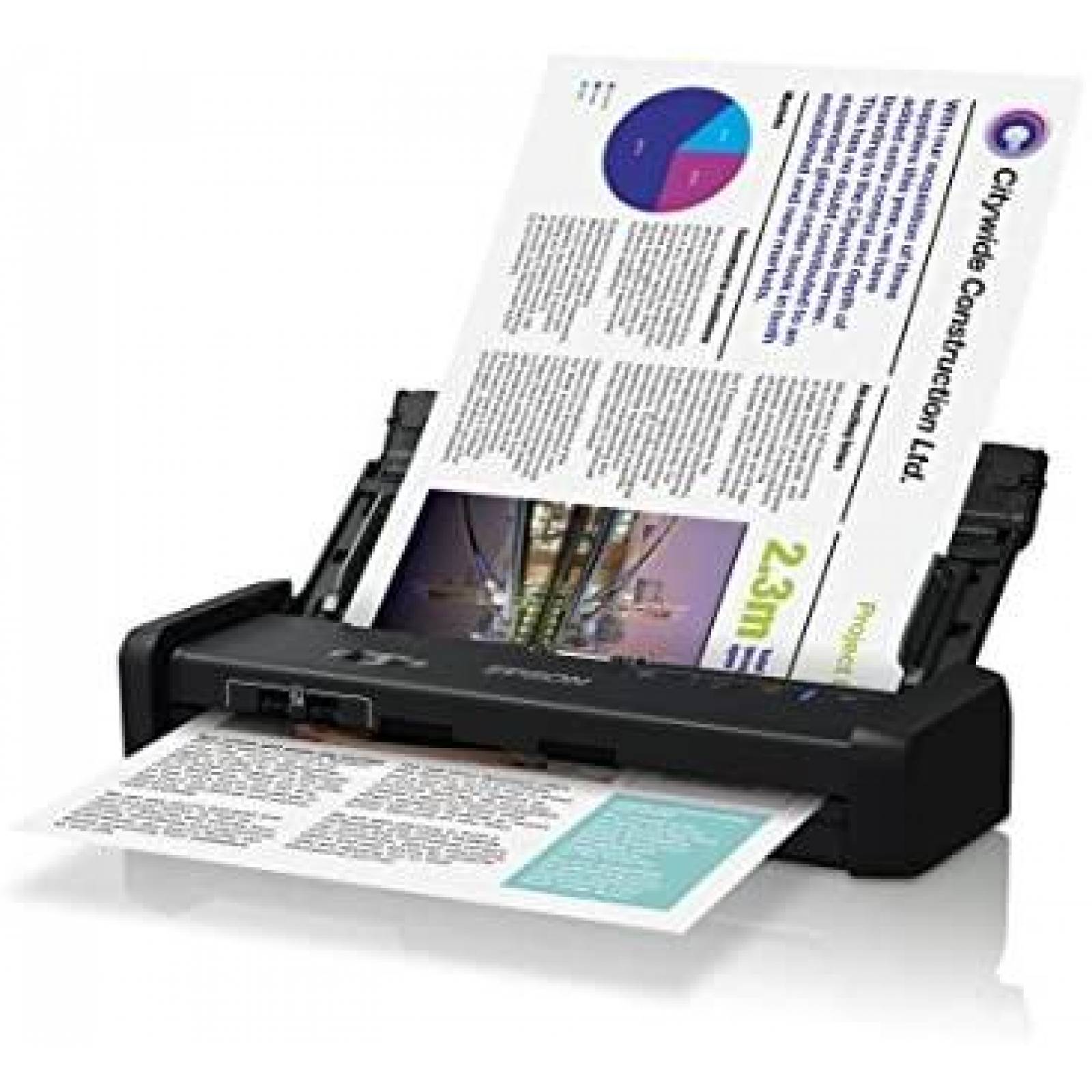 Escaner Epson DS-320 25 ppm/50 ipm 11.3" x 3.5" x 2" -Negro