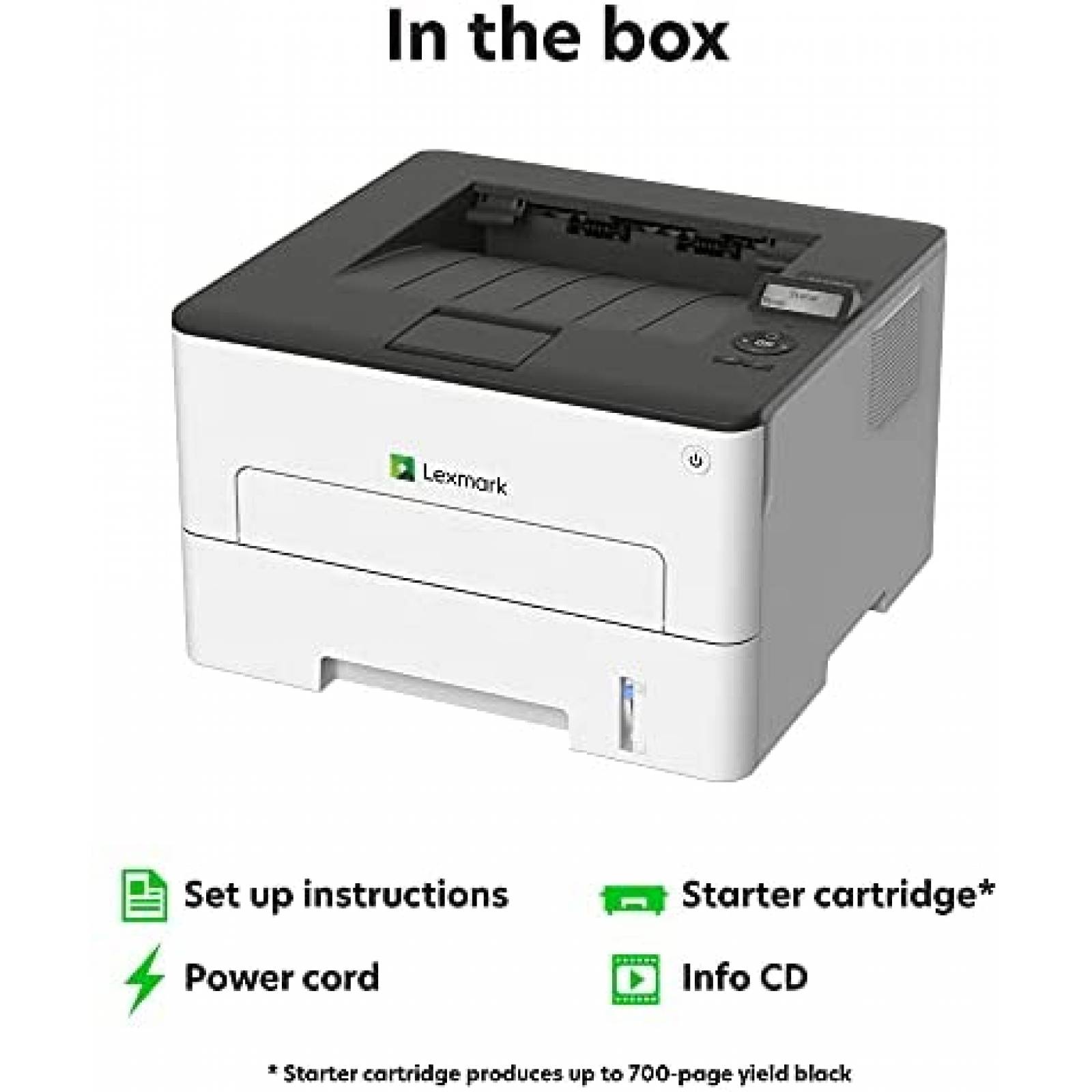 Impresora Laser Lexmark B2236dw Monocromatica Compacta