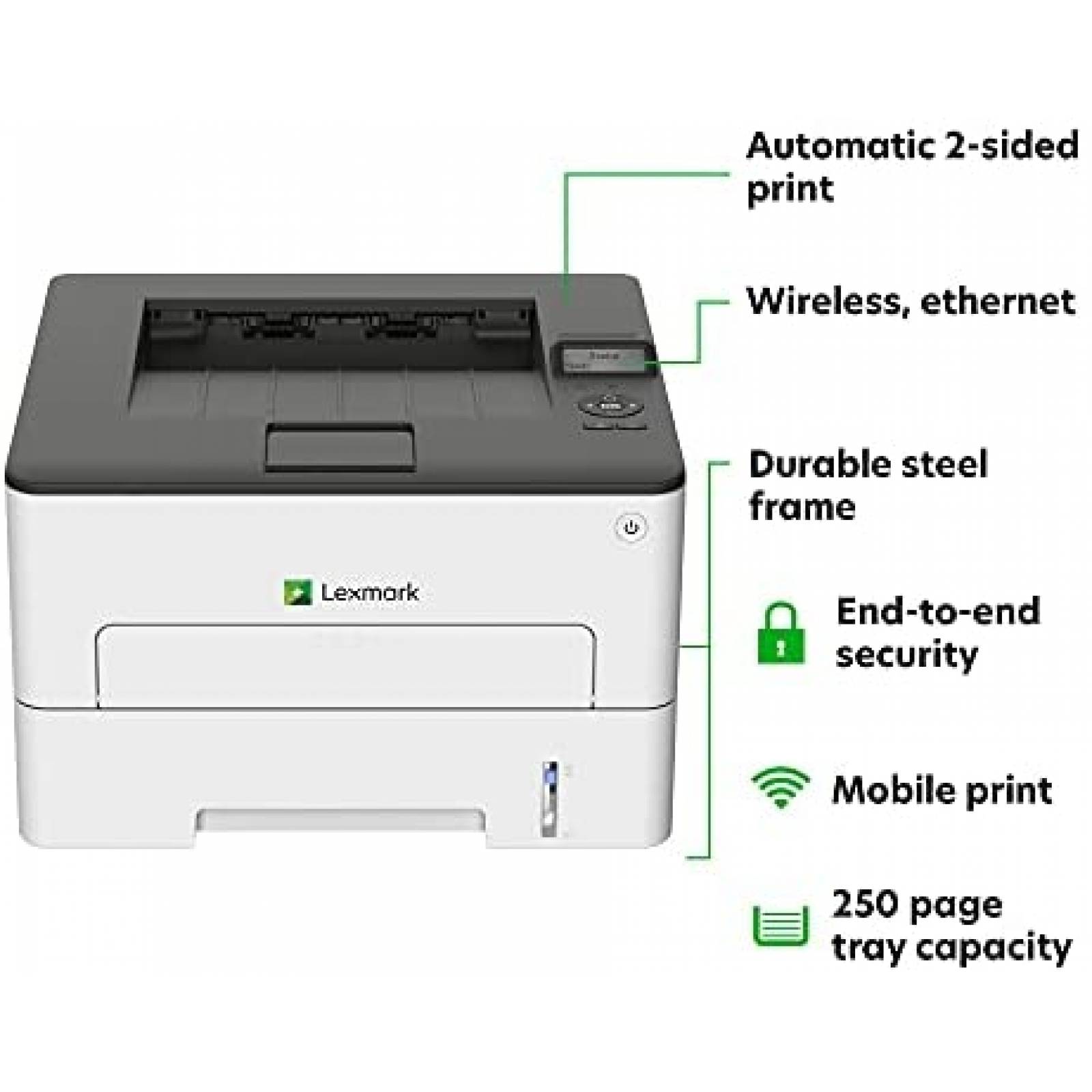 Impresora Laser Lexmark B2236dw Monocromatica Compacta