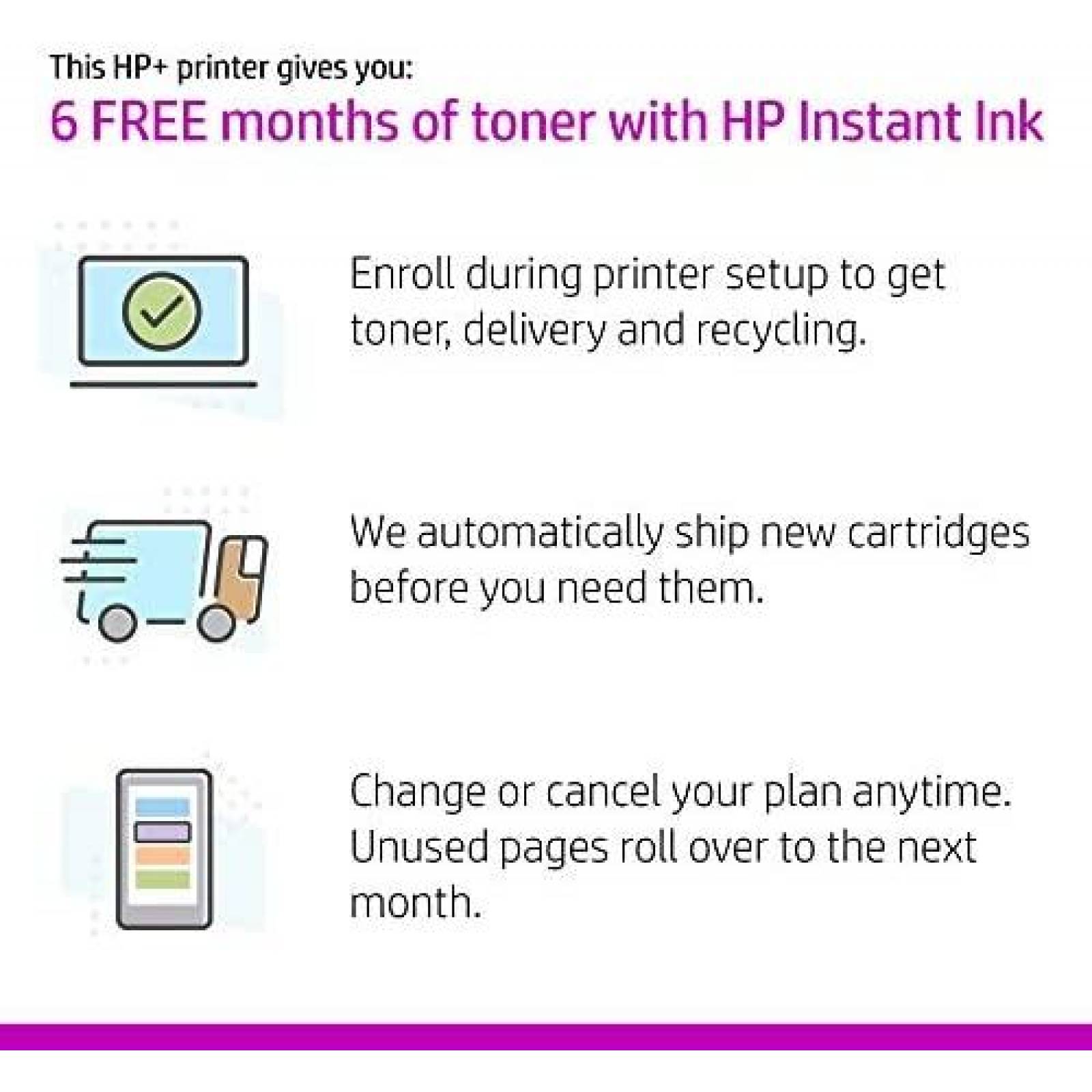 Impresora HP Laserjet MFP Inalambrica tinta instantanea