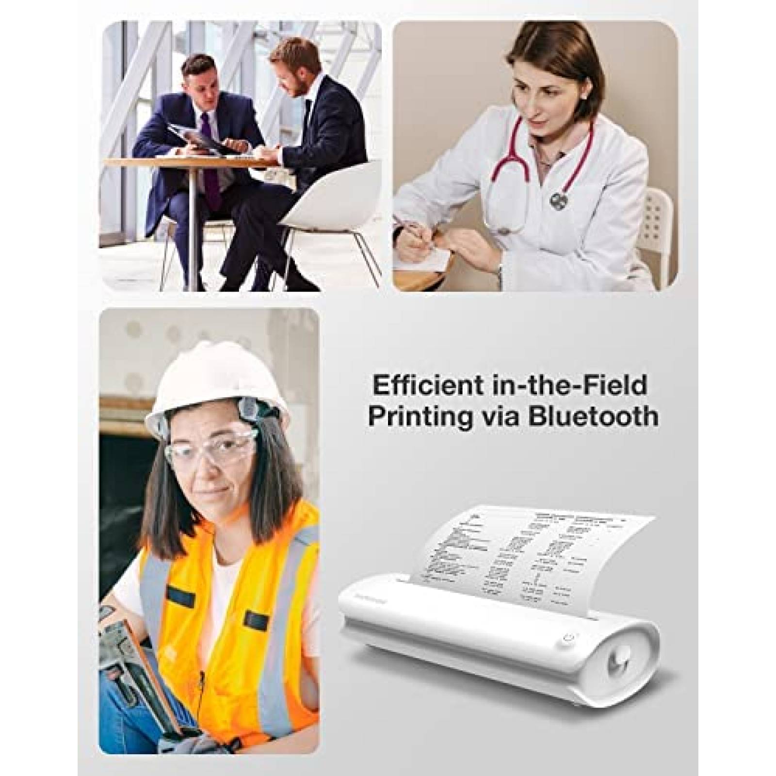 Impresora Portatil Paperang 4/8'' 300dpi A4 -Blanco