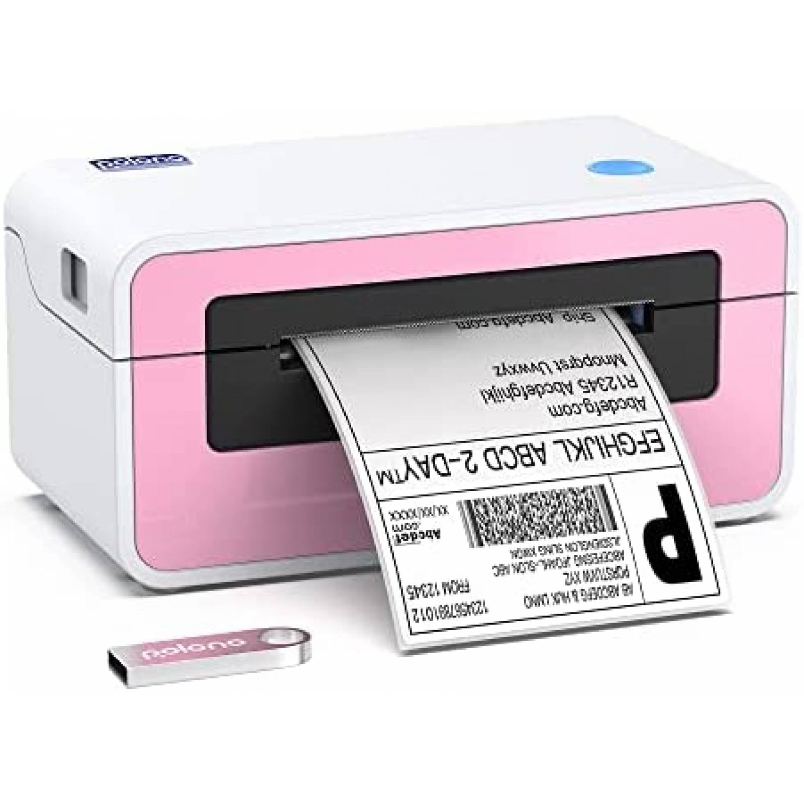 Impresora Termica De Etiquetas POLONO 5.906''/s 4x6'' -Rosa