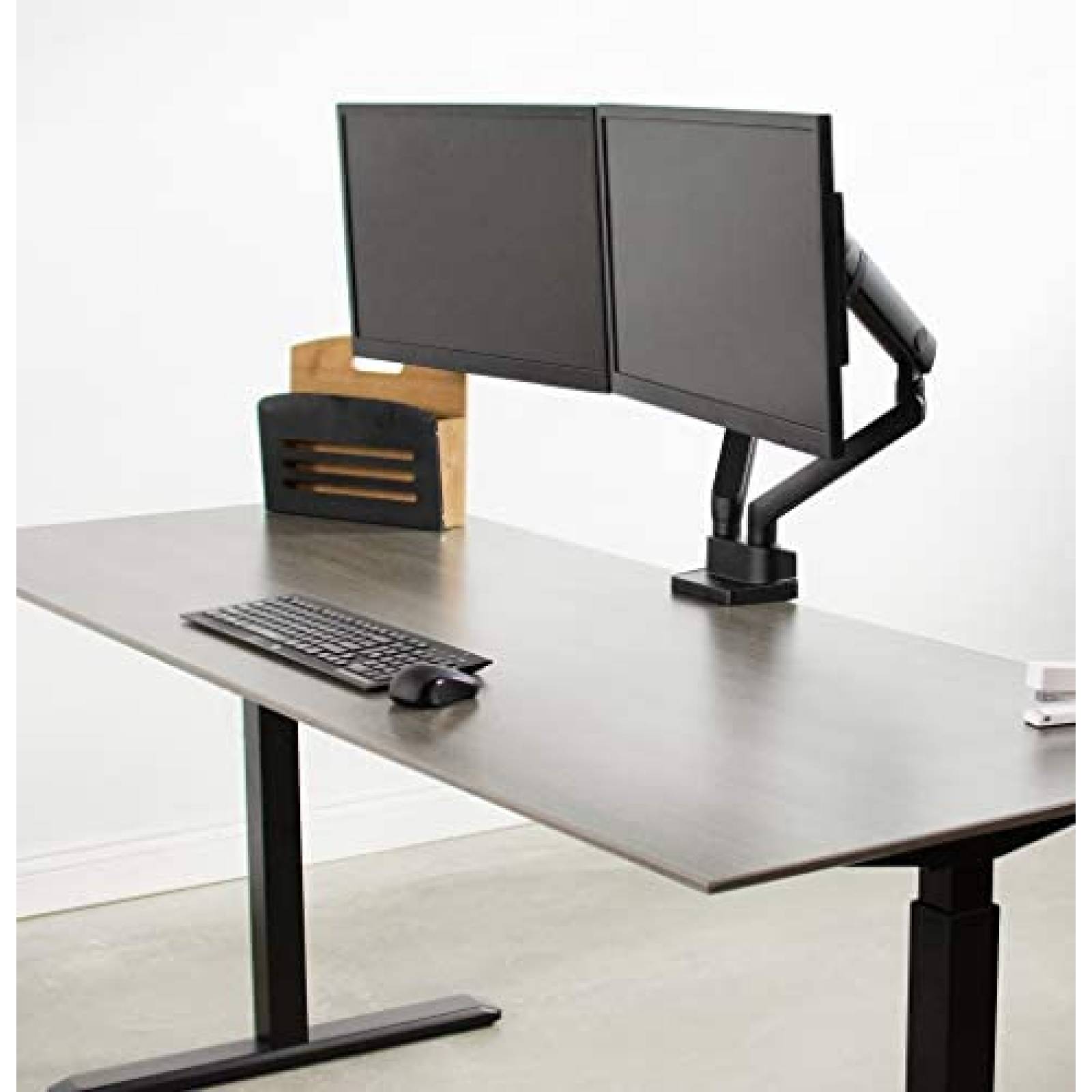 Soporte Monitor VIVO STAND V102BB Doble pantallas hasta 32"