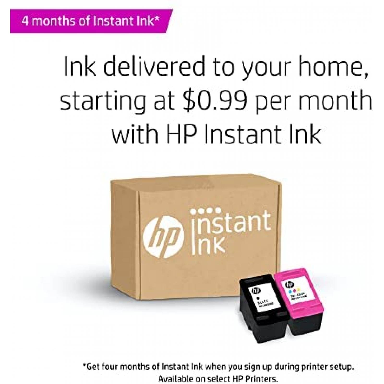 Impresora HP DeskJet 3755 Compacta Instant Ink -Verde