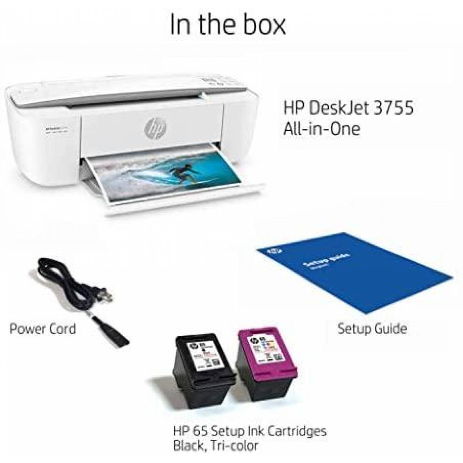 Impresora HP DeskJet 3755 Multifuncion Impresion Inalambrica