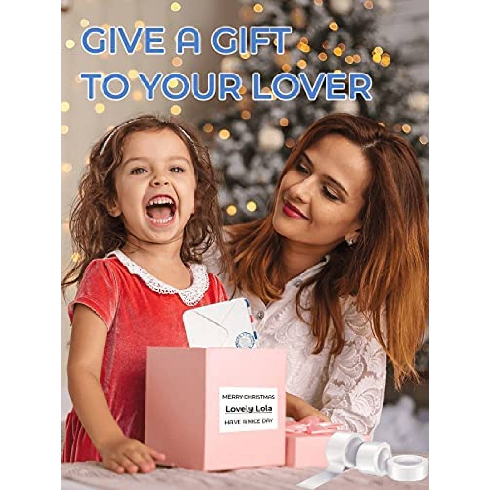 Impresora portatil Phomemo M02S 300DPI con 6 rollos -Blanco