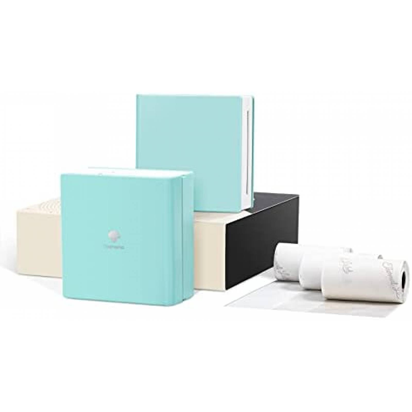 Impresora Telefono Phomemo M02 Bluetooth 3 rollos -Azul