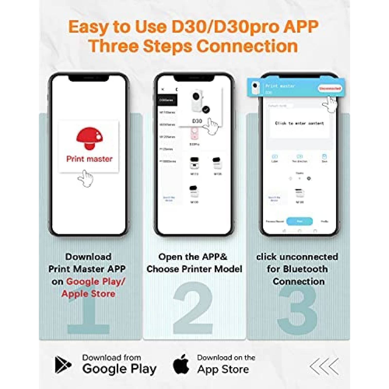 Etiquetadora Phomemo D30 Portatil Inalambrica -Rosa