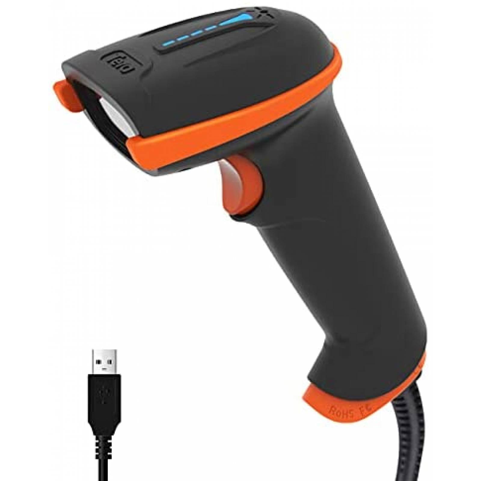 Lector Codigo Barras Tera 711 Ergonomico Impermeable -Negro
