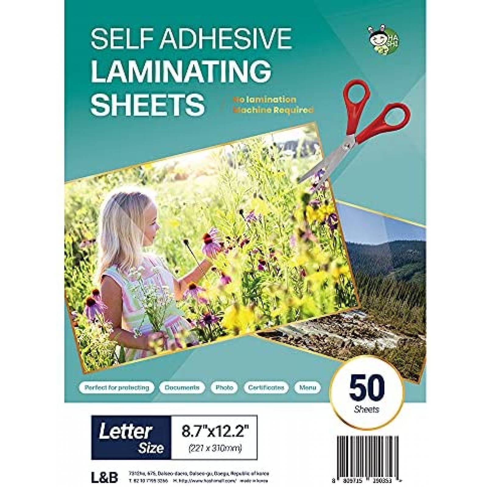 Hojas para Laminar HA SHI 50pzas Tamaño Carta -Transparente