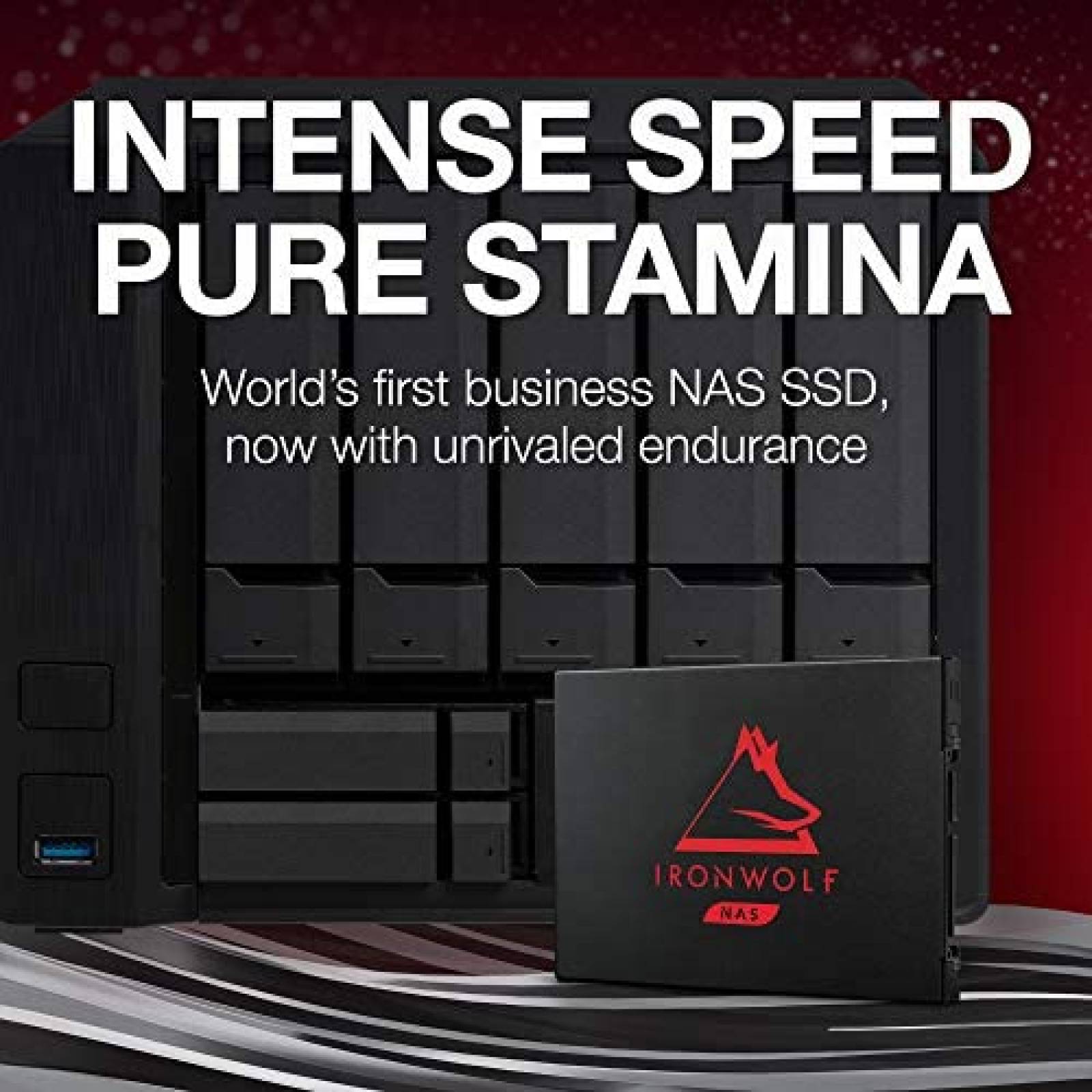 Unidad Estado Solido Seagate IronWolf 125 Interno 4TB -Negro